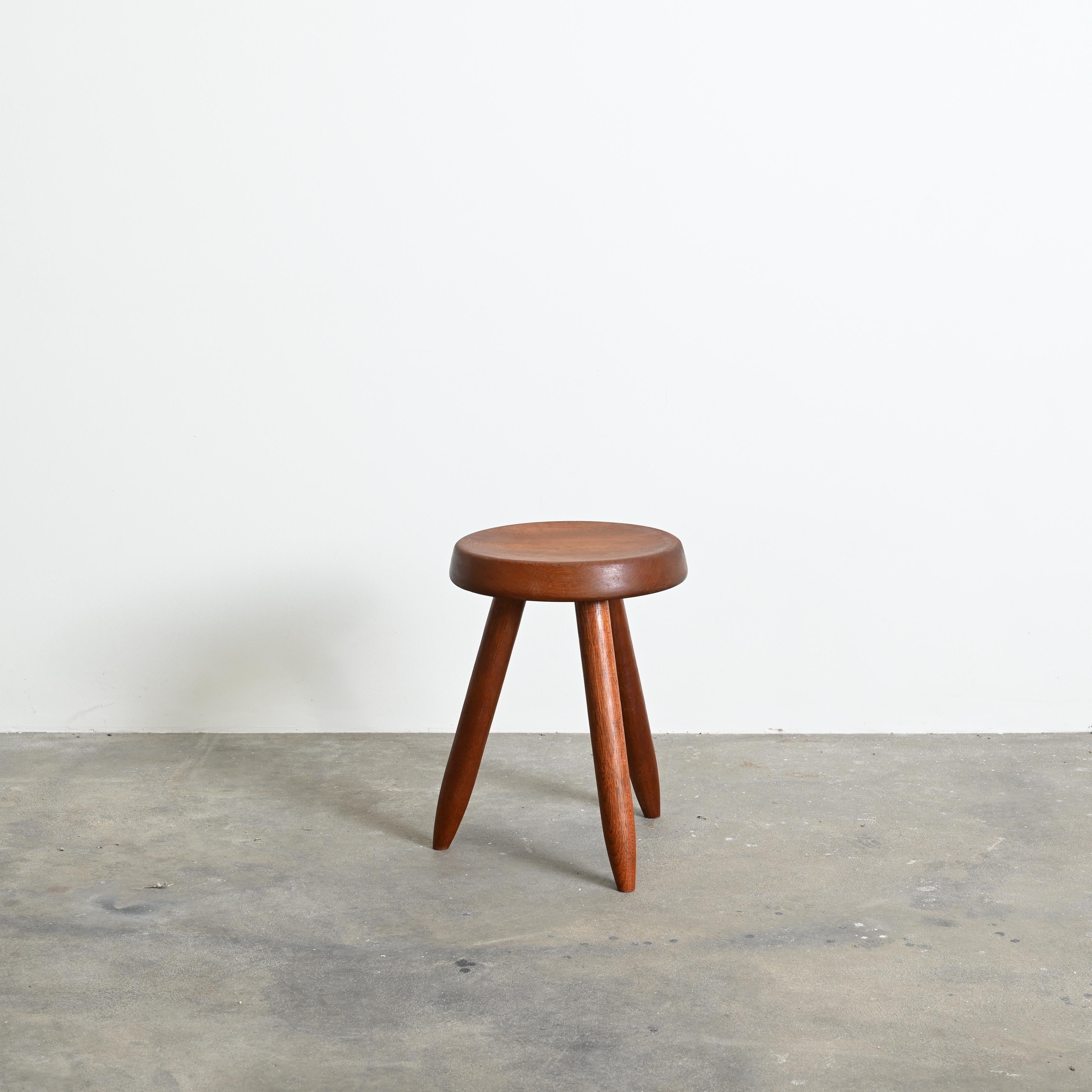 Charlotte Perriand counts as one of the masters of French modernist design together with Le Corbusier, Jean Prouvé or Pierre Jeanneret. Her works are highly valued until the present time and have become design classics.

This stool is not only a