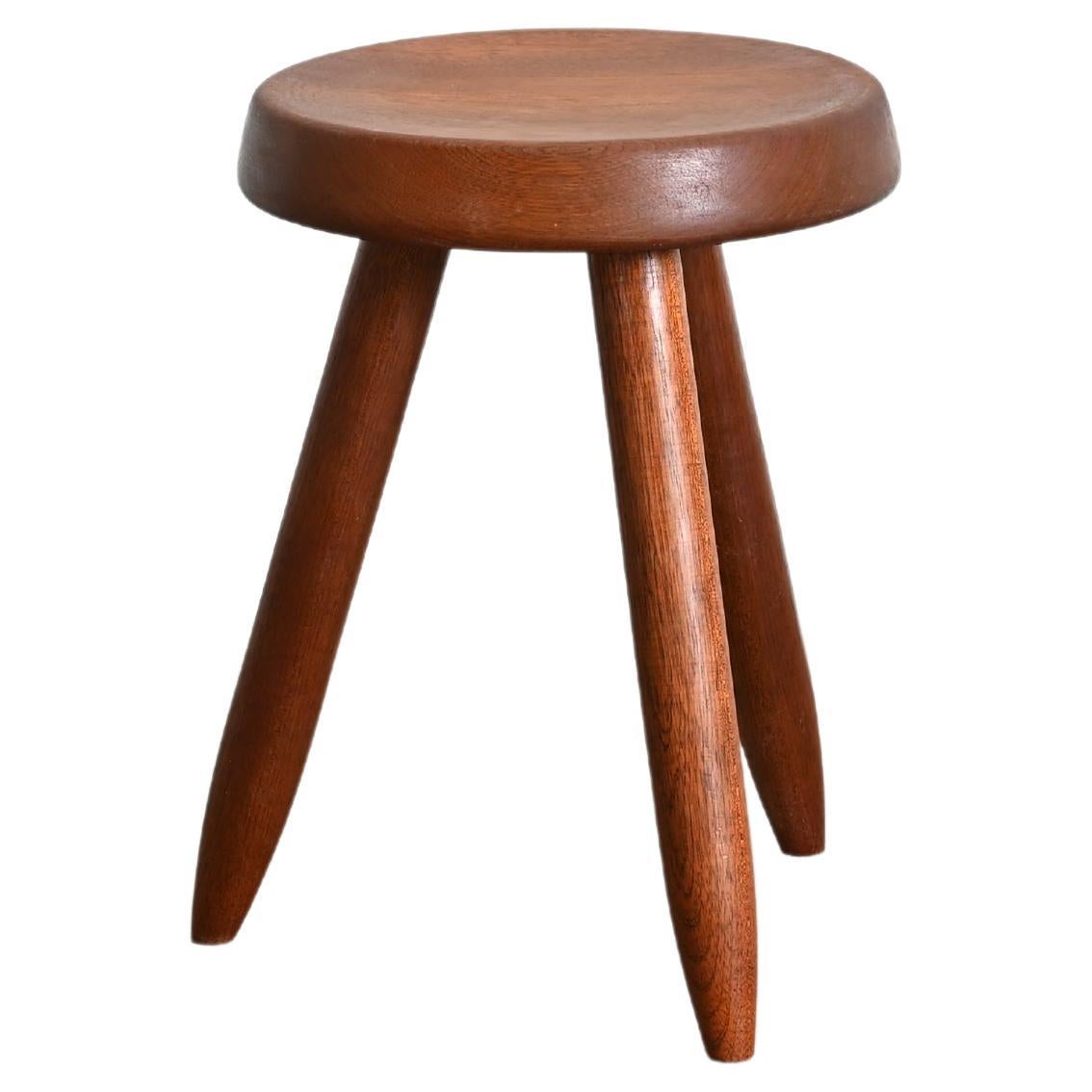 Charlotte Perriand High Berger Stool Authentic & Rare Mid-Century Modern For Sale