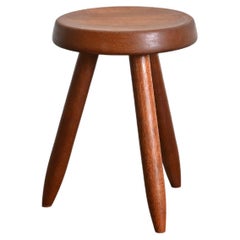 Charlotte Perriand High Berger Stool Authentic & Rare Mid-Century Modern
