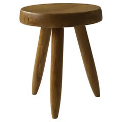 Tabouret haut "Berger" de Charlotte Perriand pour Steph Simon, vers 1956