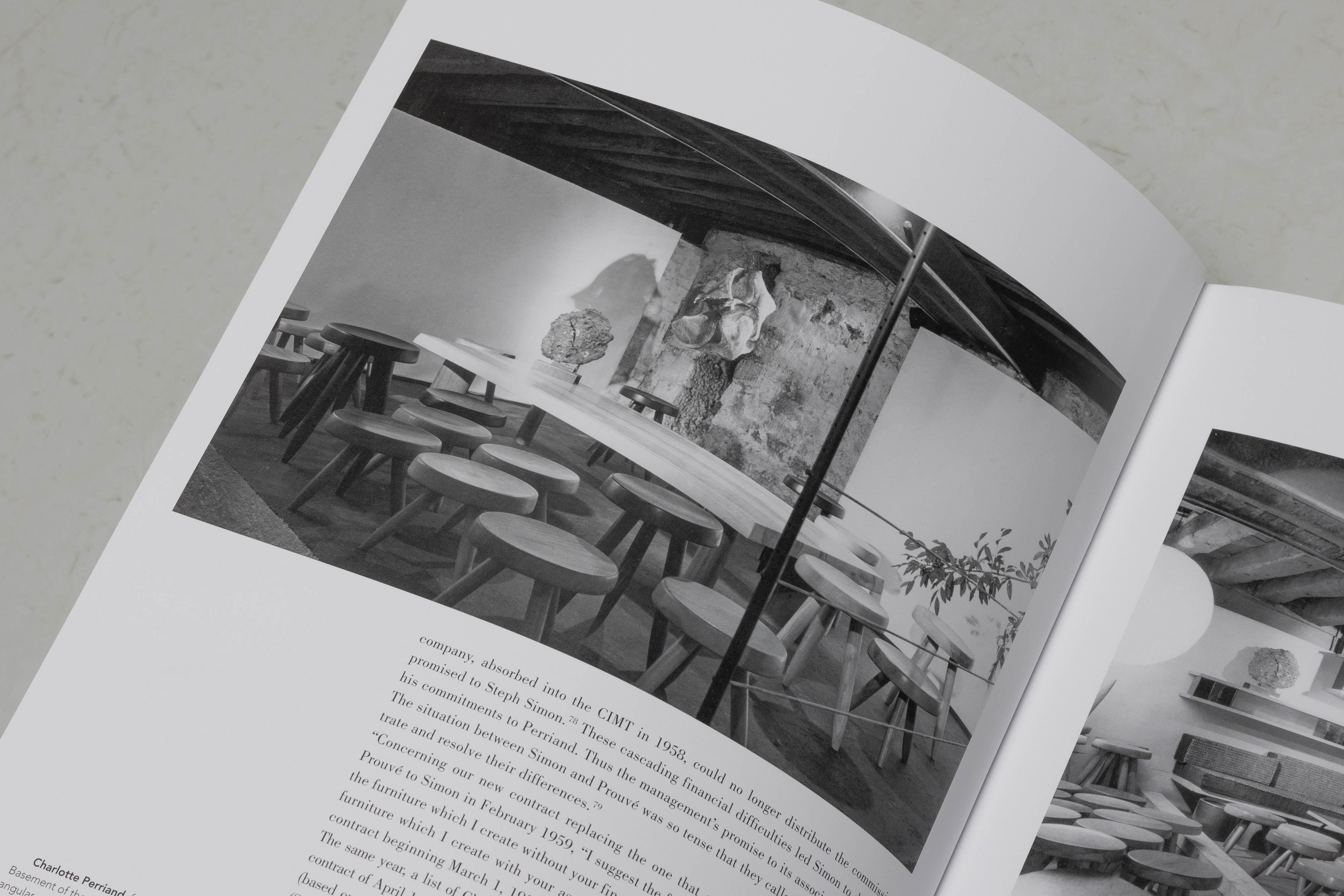 Charlotte Perriand Taburete alto Berger Steph Simon Francia 1953 en venta 8