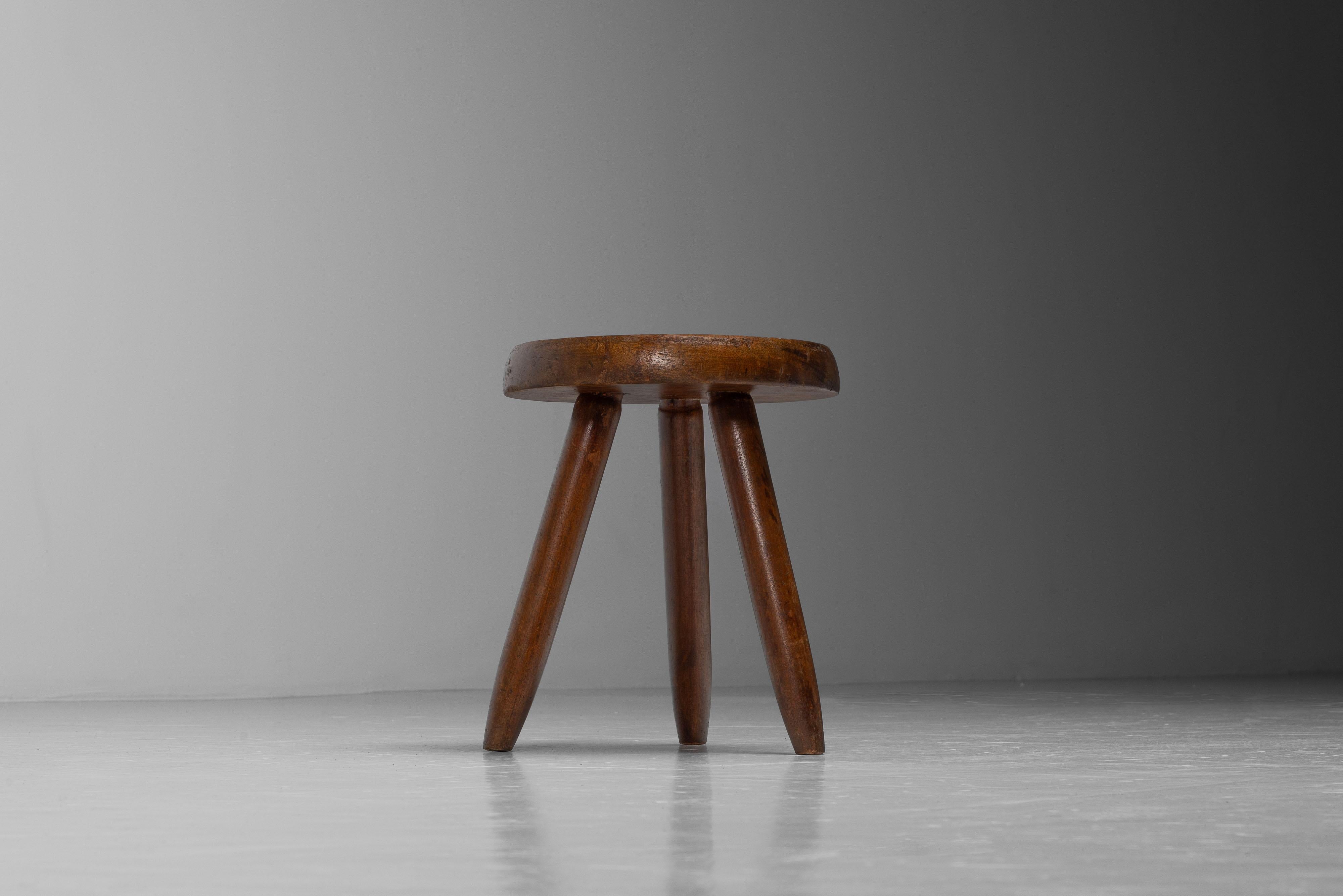 Charlotte Perriand Taburete alto Berger Steph Simon Francia 1953 en venta 1