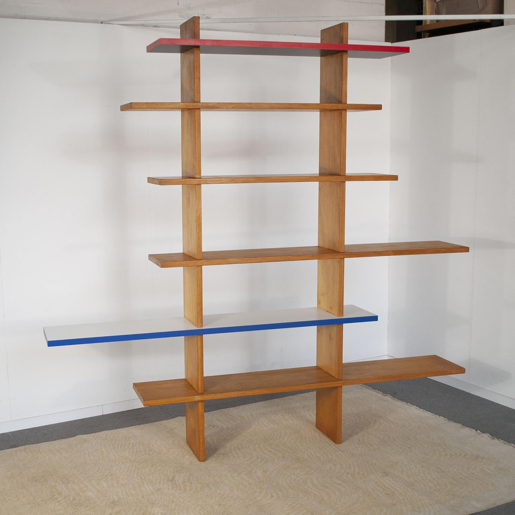 Lacquered Charlotte Perriand in the Manner Bookcase from the 1960s