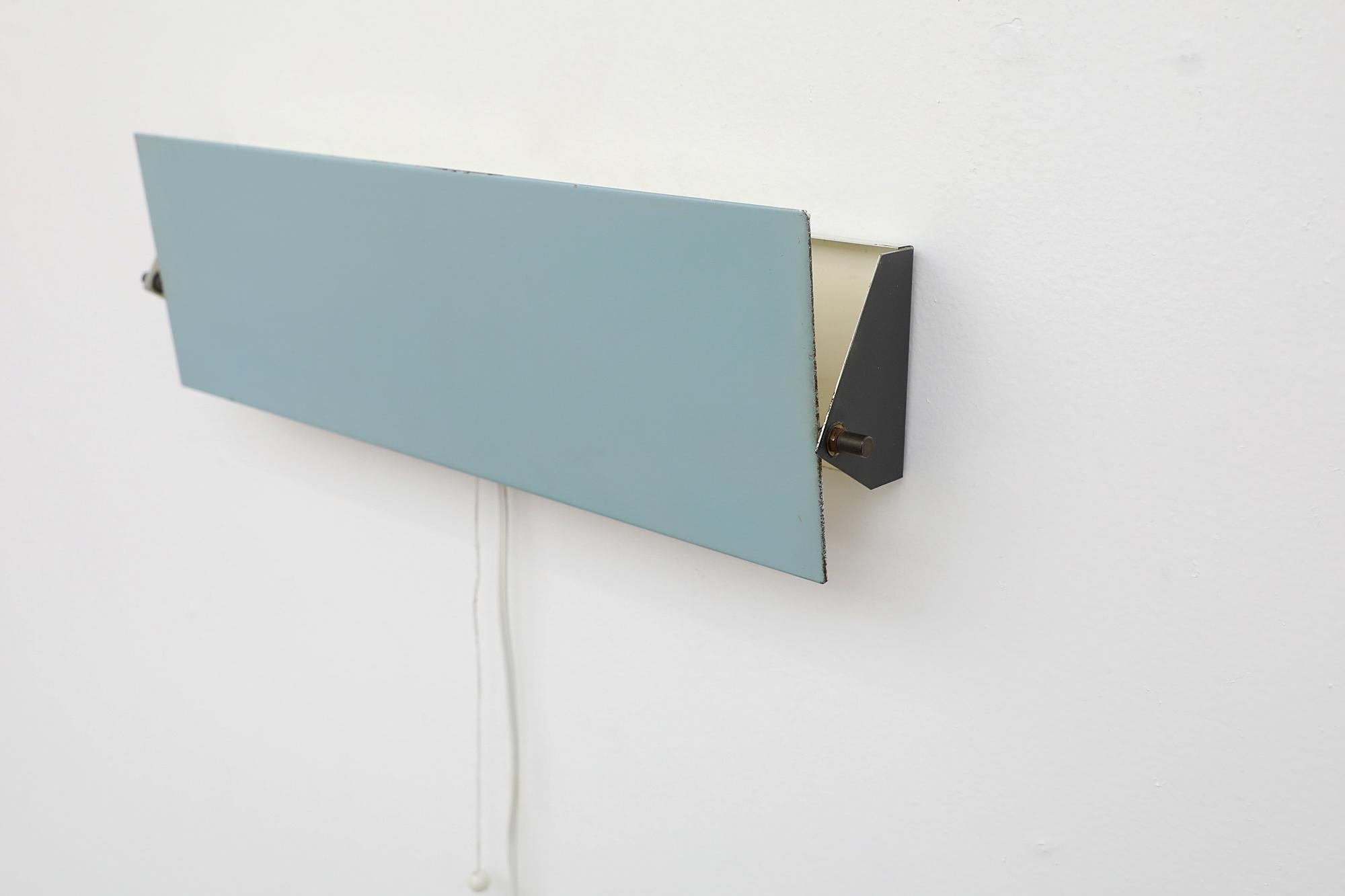 Charlotte Perriand Inspired Baby Blue Wall Sconce by Anvia 10