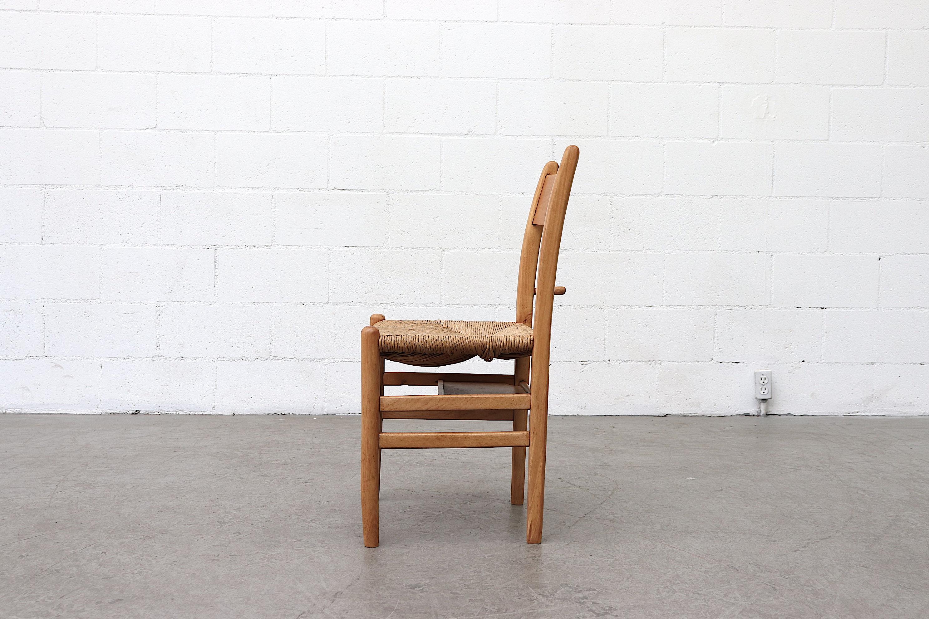 Charlotte Perriand Inspired Dutch Church Chairs In Good Condition In Los Angeles, CA