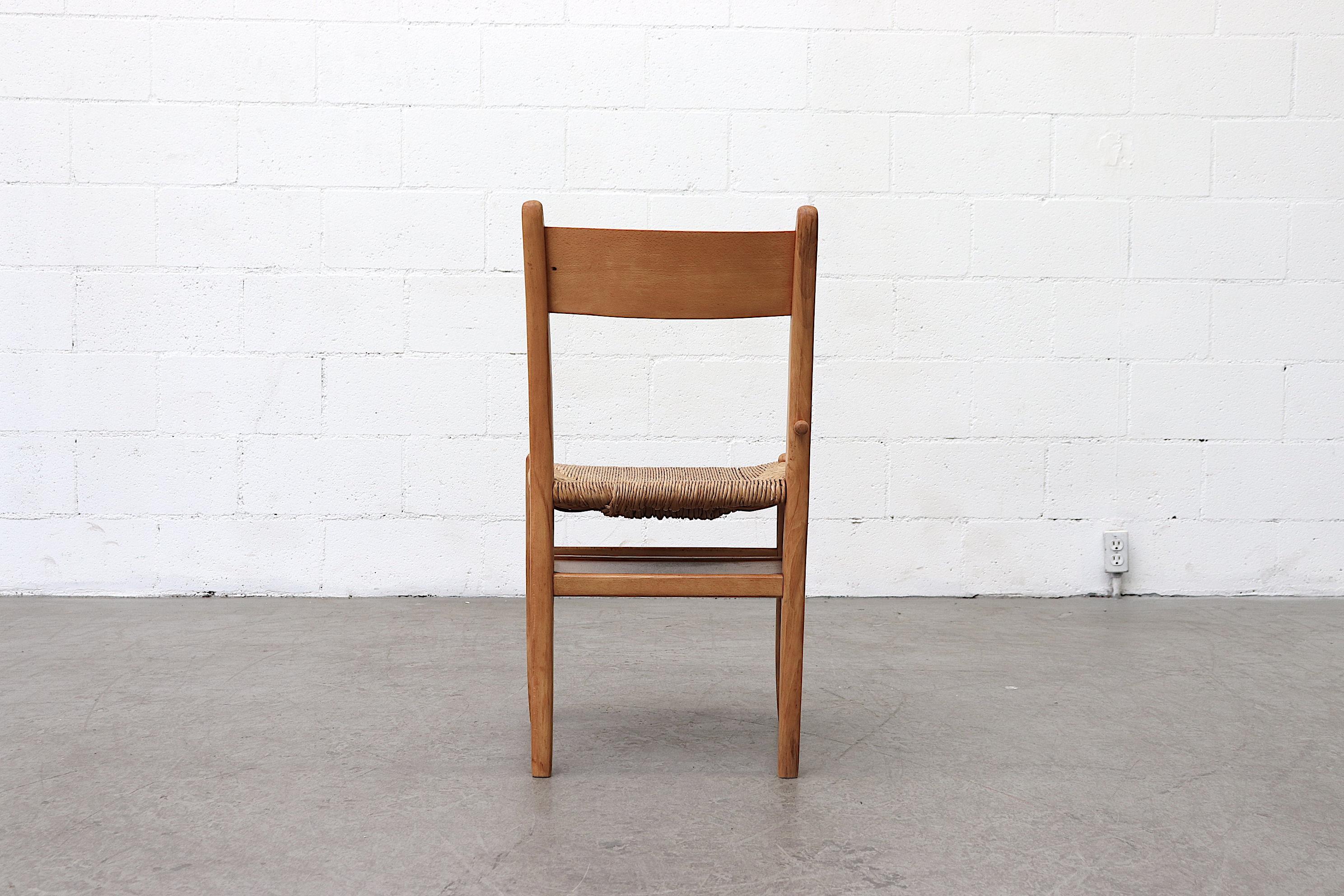 Rush Charlotte Perriand Inspired Dutch Church Chairs