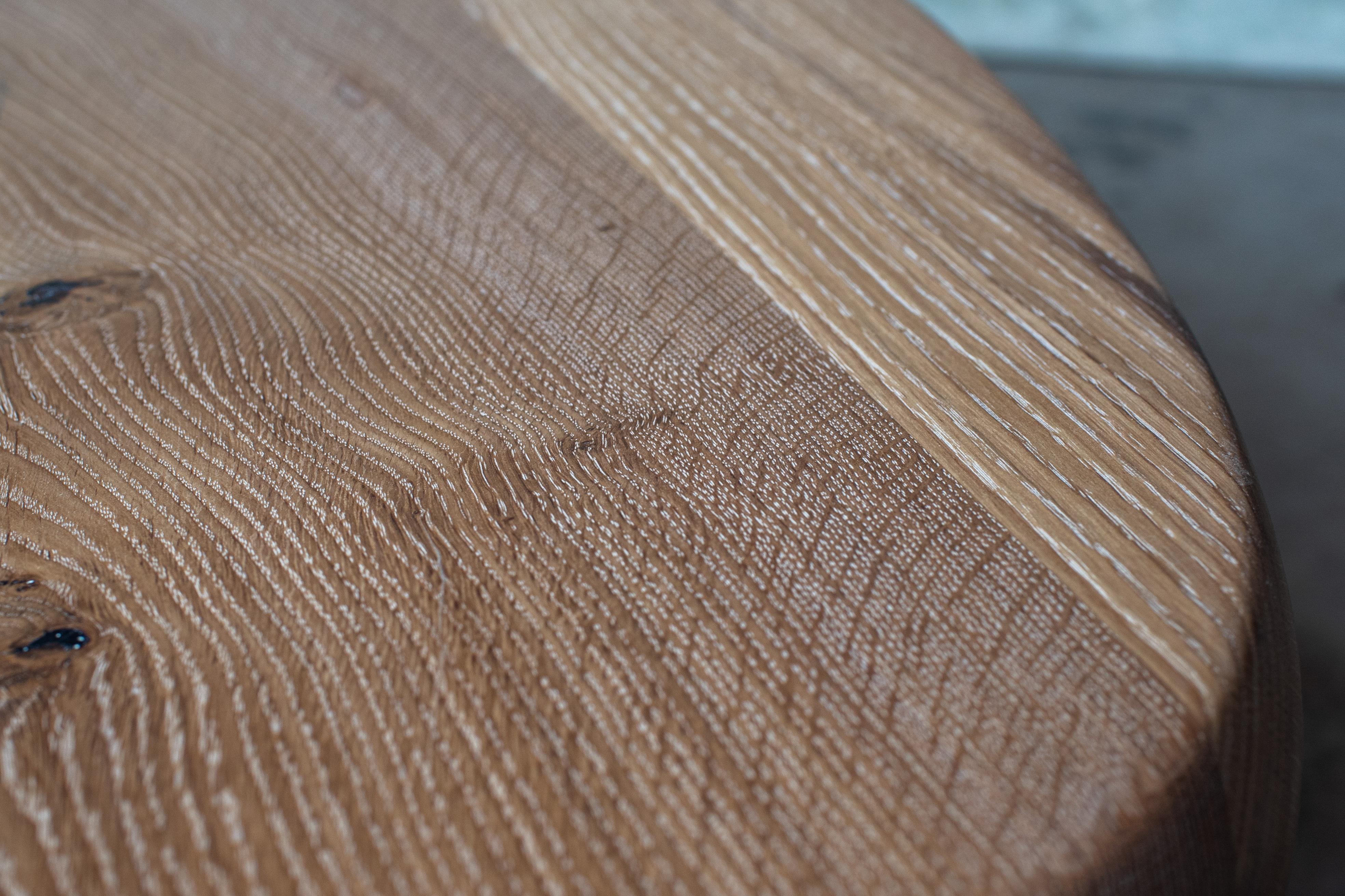 Charlotte Perriand Inspired Solid Oak En Forme Libre Coffee Table 2