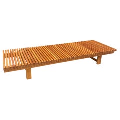 Charlotte Perriand larch bench the Arcs 1600