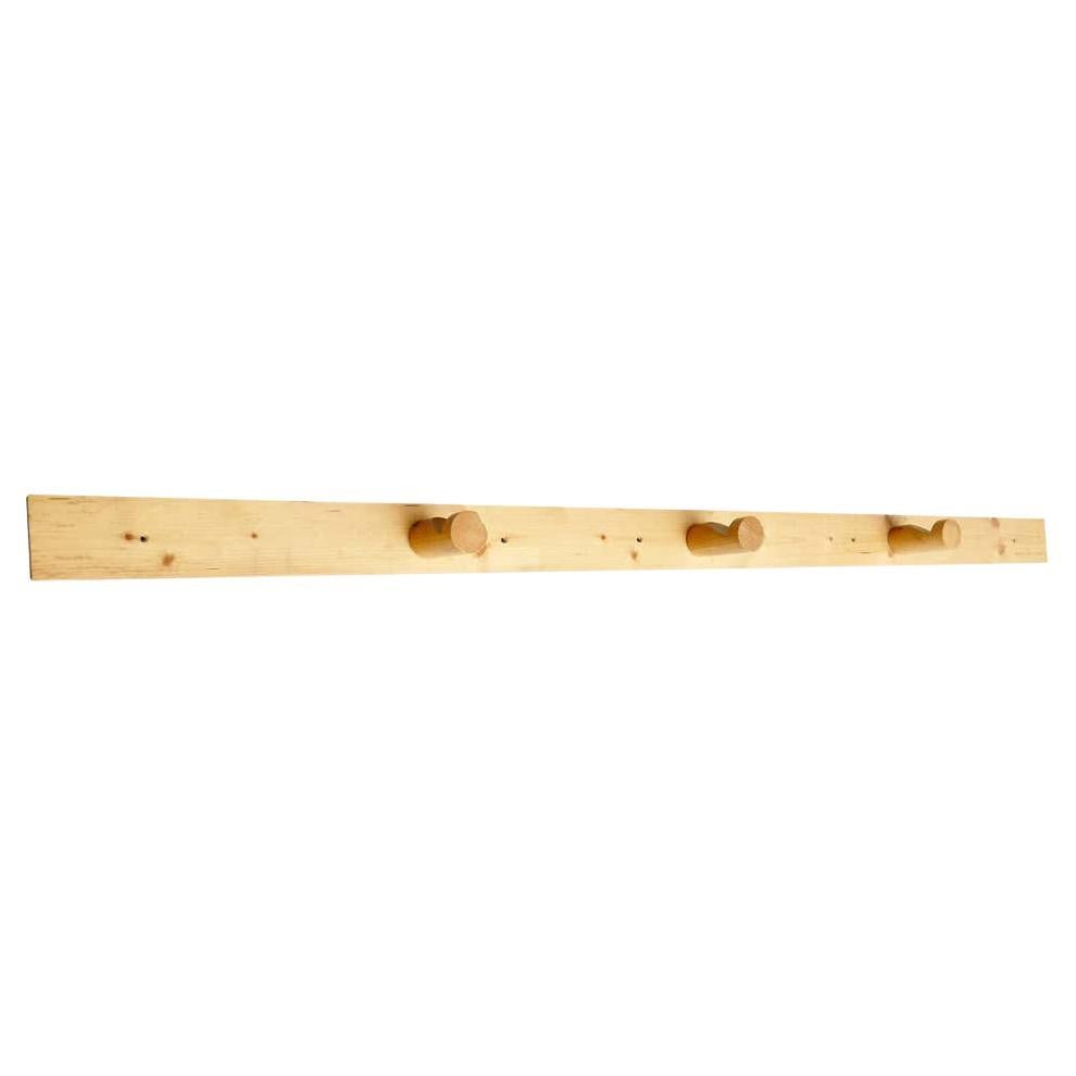 Charlotte Perriand Large Coat Rack in Pine Wood for Les Arcs For Sale