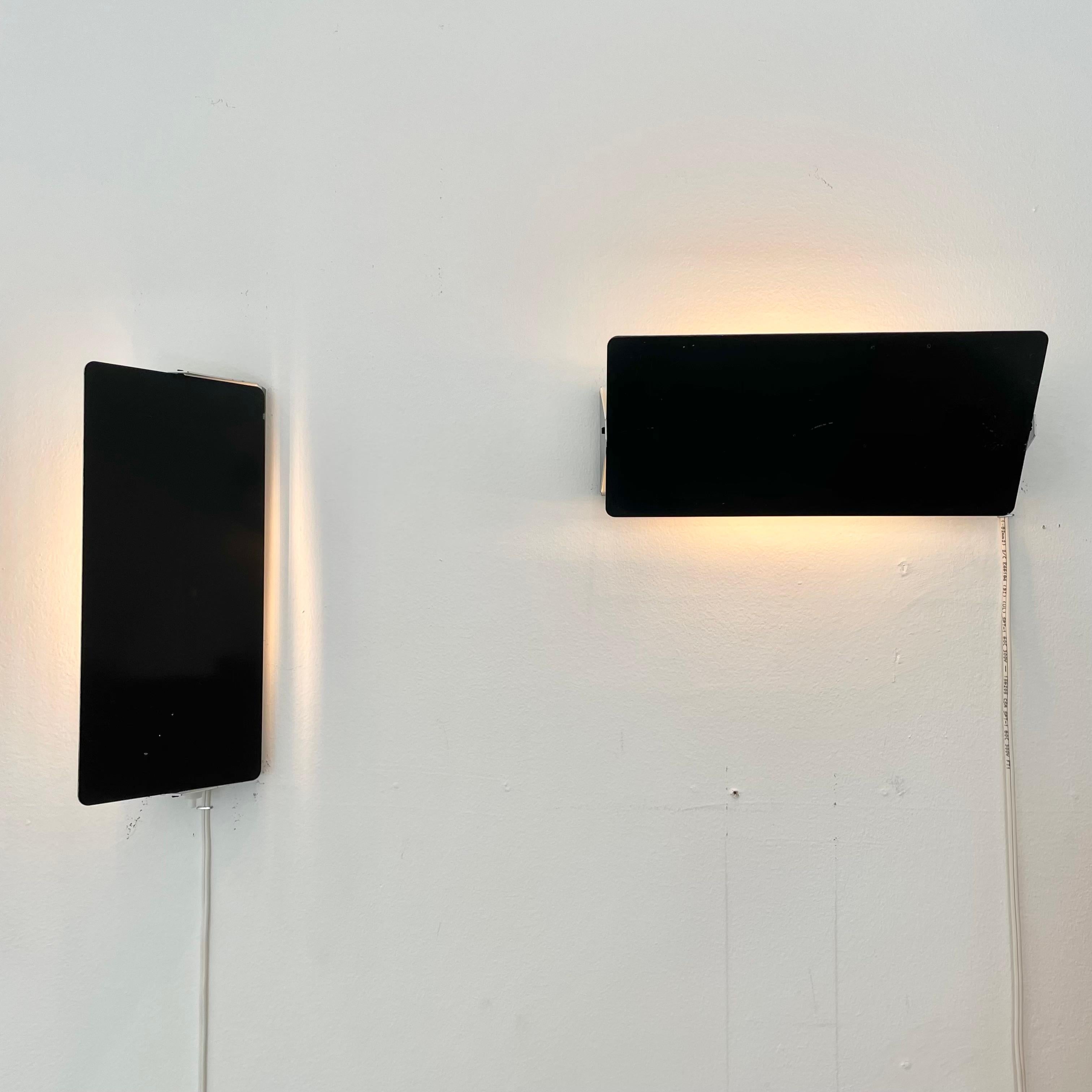 Steel Charlotte Perriand Large CP-1 Wall Lights, 1960