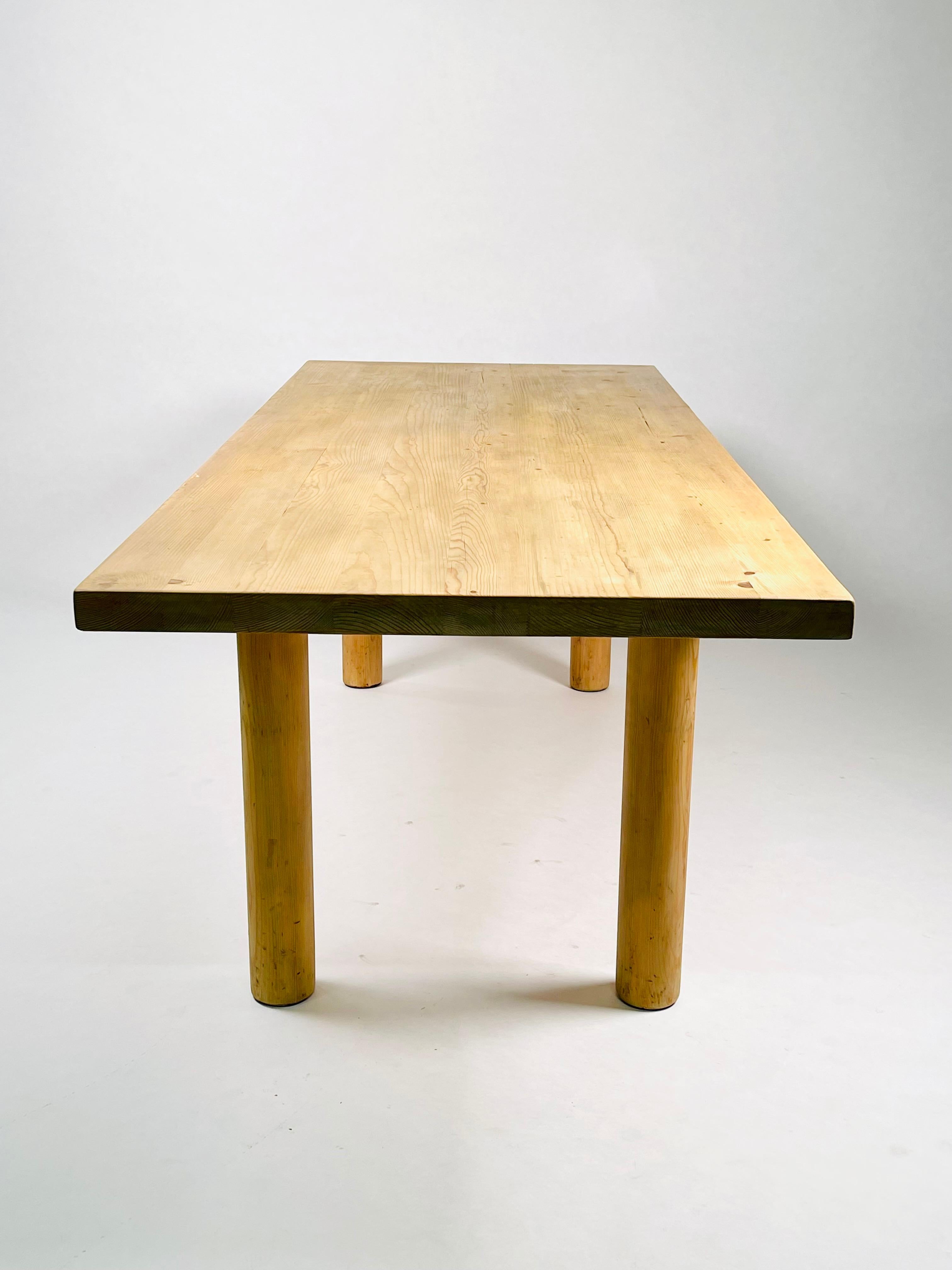 Charlotte Perriand, Large & Rare Pine Table from Méribel, France 1950. 1