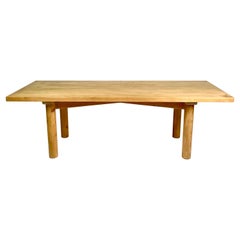 Charlotte Perriand, Large & Rare Pine Table from Méribel, France 1950.