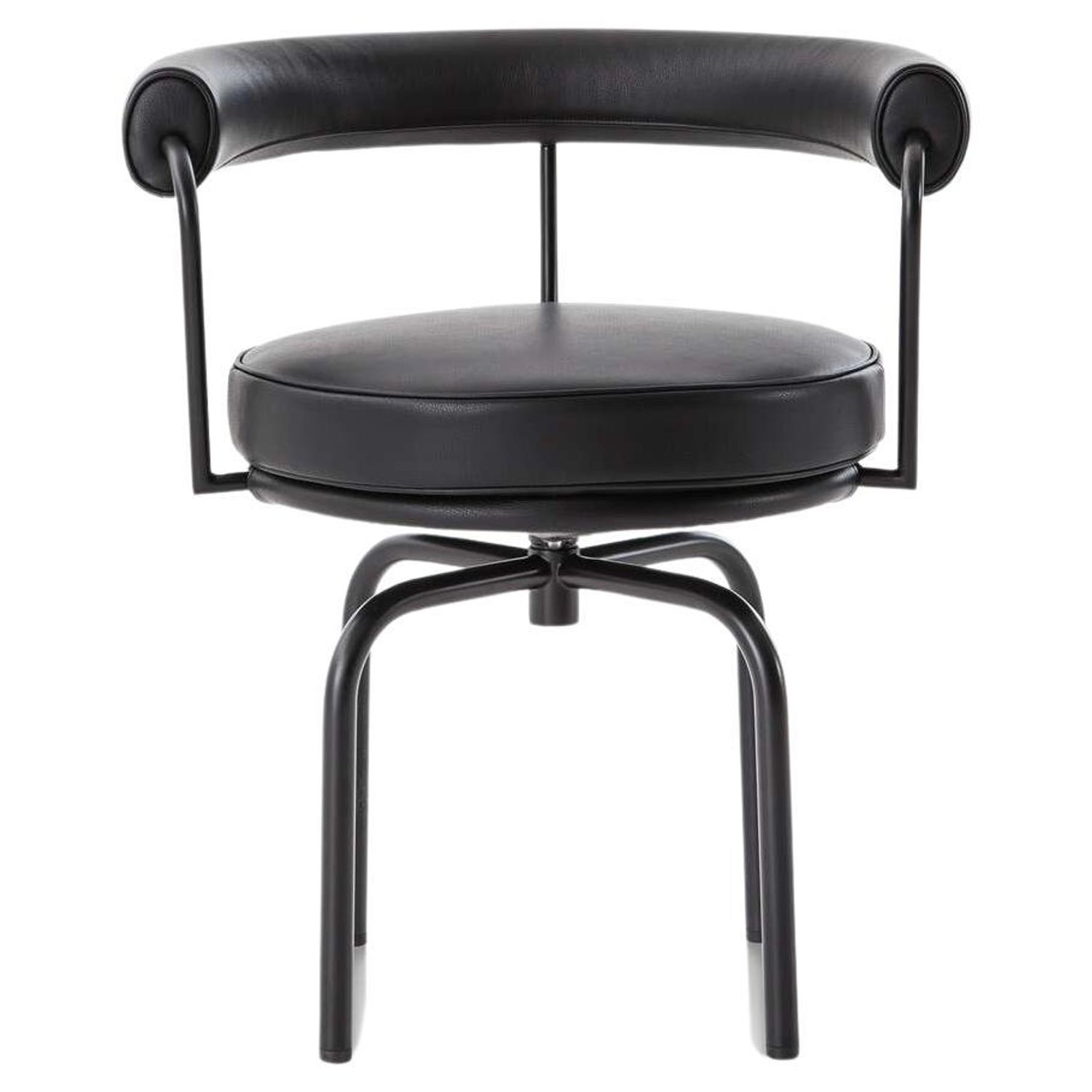 Charlotte Perriand 528 Indochine Swivel Chair in Walnut by Cassina, Mushio