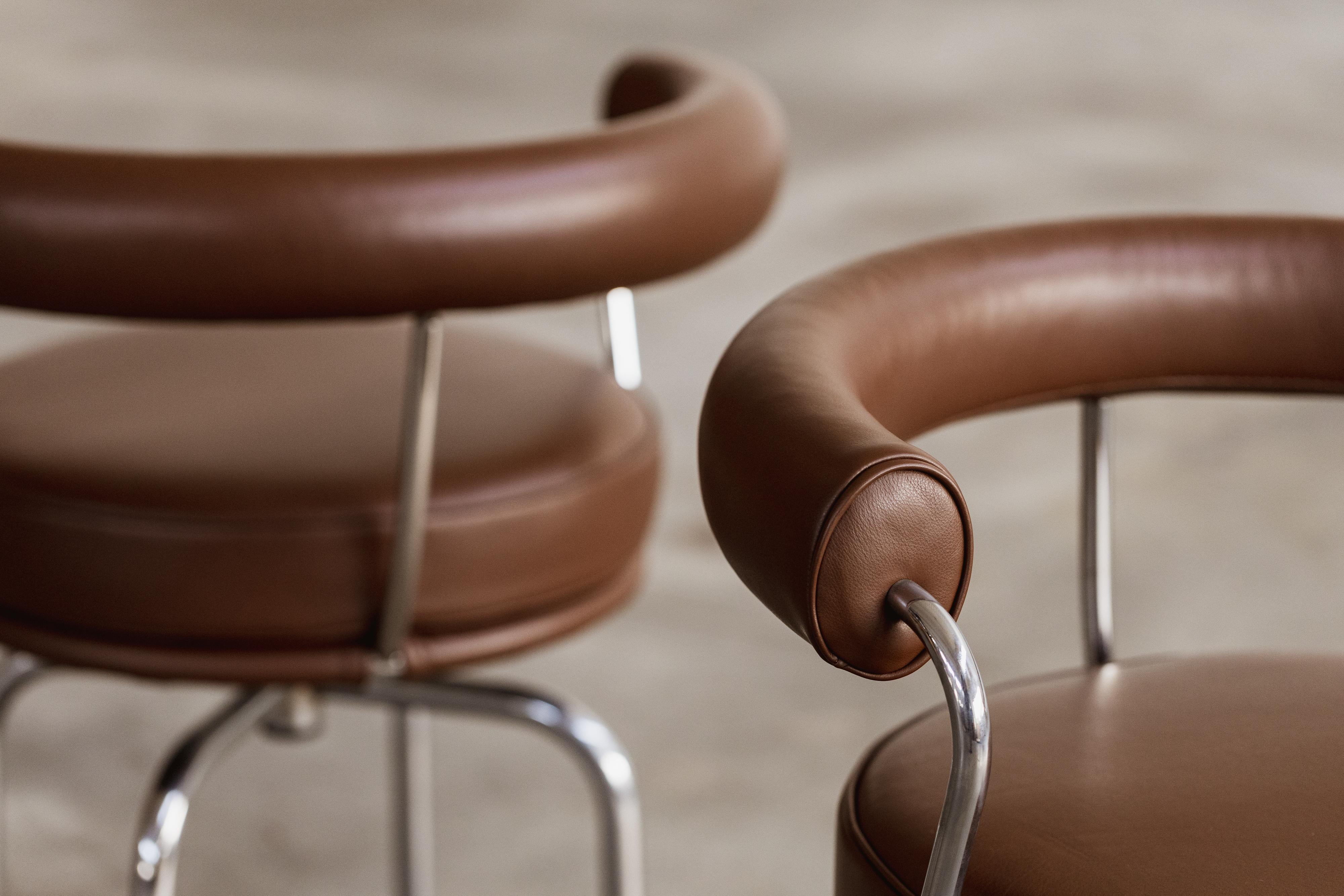 Mid-Century Modern Charlotte Perriand “LC7” Dining Chairs for Cassina, 1927, Set of 12 For Sale