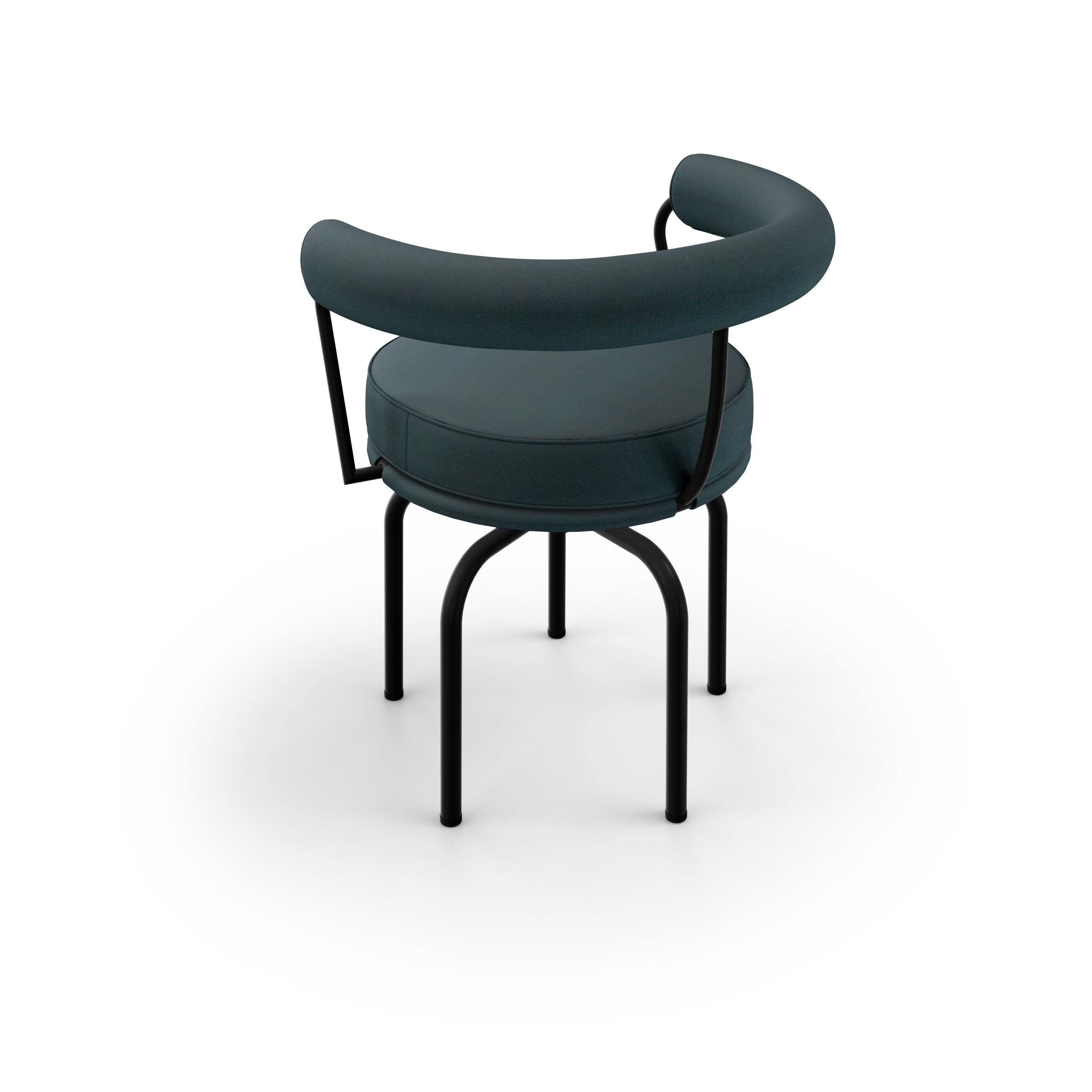 Charlotte Perriand LC7 Texturierter brauner Stuhl für den Außenbereich von Cassina (Moderne der Mitte des Jahrhunderts) im Angebot