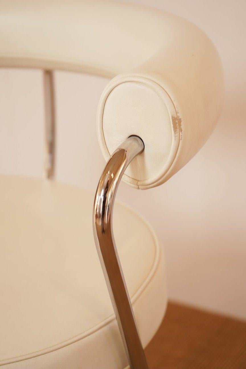 Charlotte Perriand LC7 Swivel Chair In Good Condition In Long Island City, NY