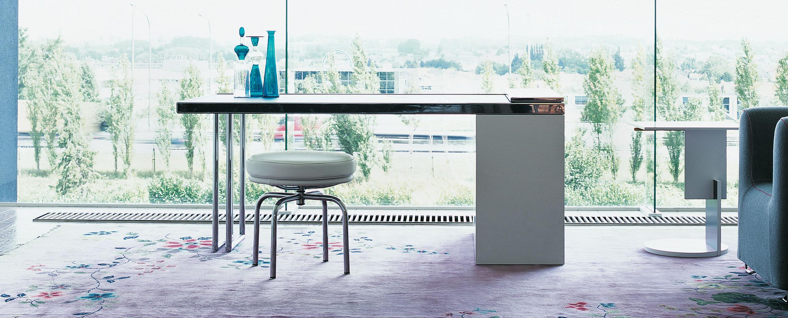 Italian Charlotte Perriand LC8 Stool by Cassina For Sale
