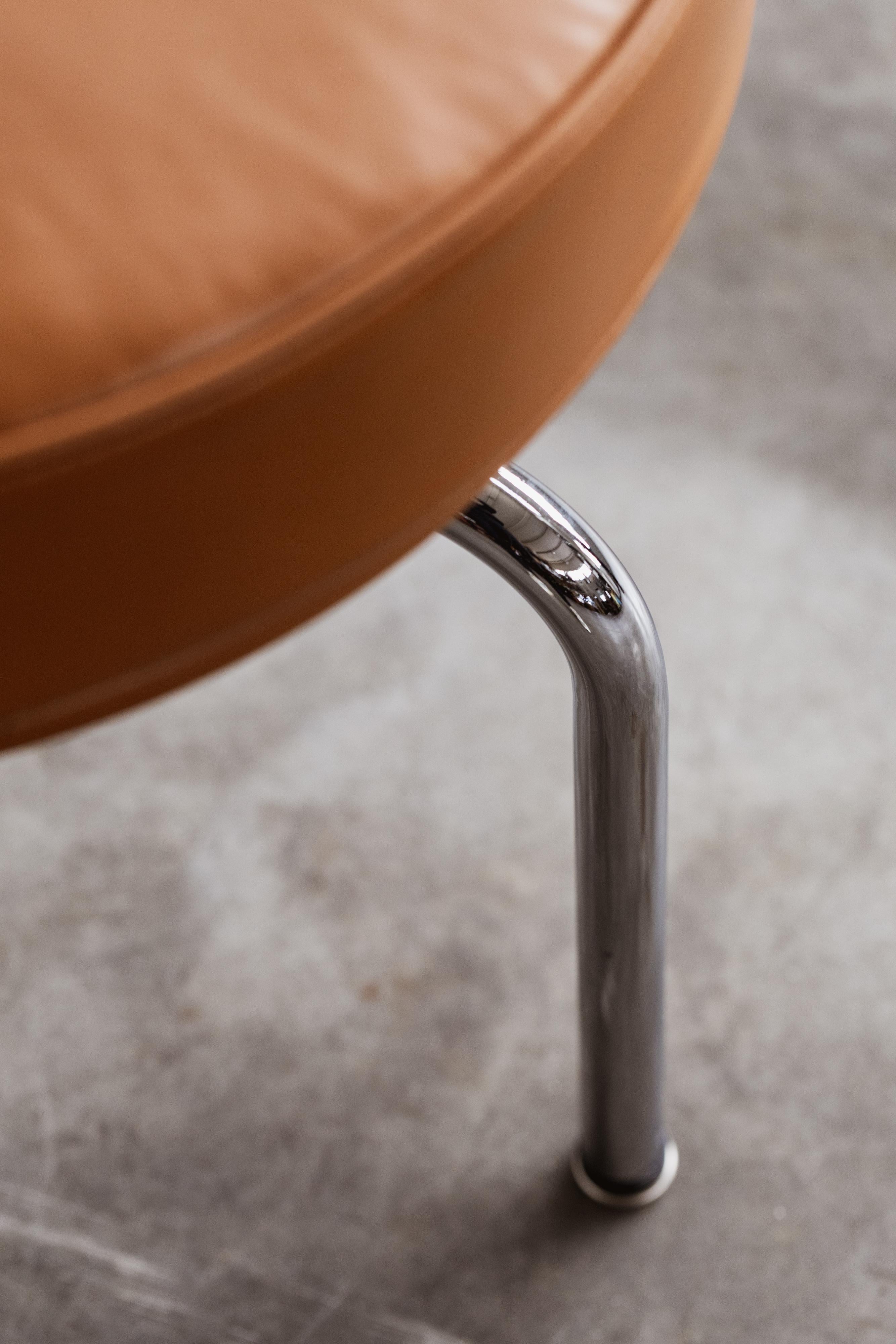 Steel Charlotte Perriand “LC8” Stools for Cassina, 1929, Set of 6
