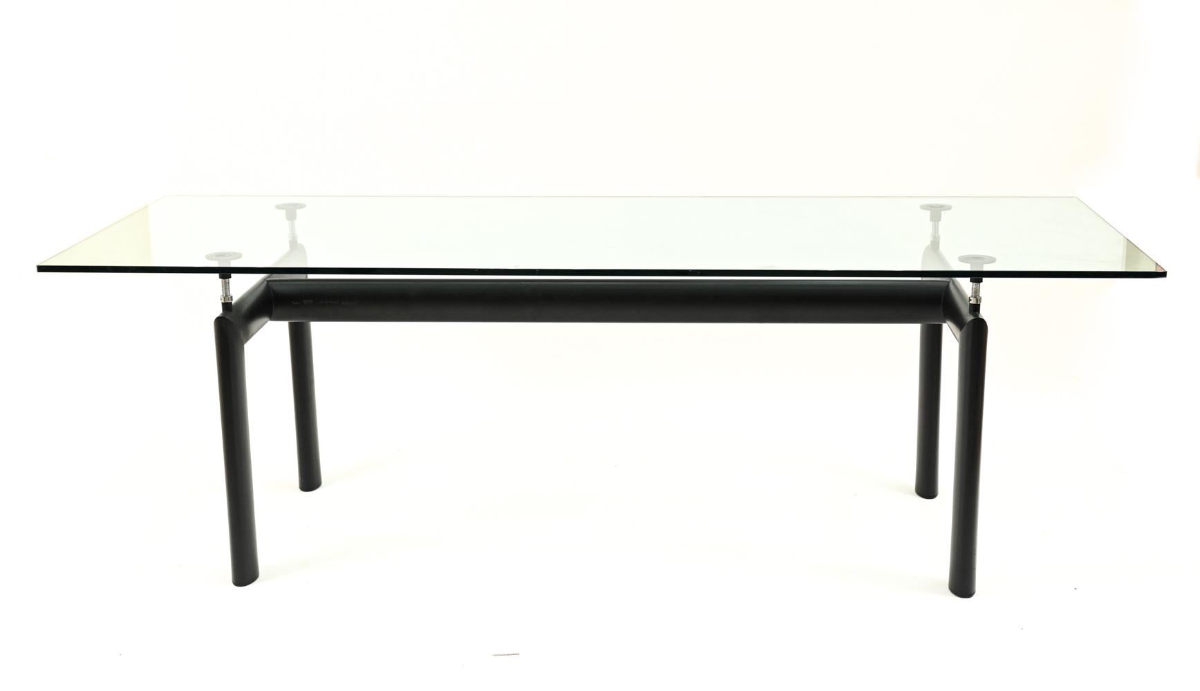 Charlotte Perriand & Le Corbusier for Cassina LC6 Dining Table or Desk For Sale 3