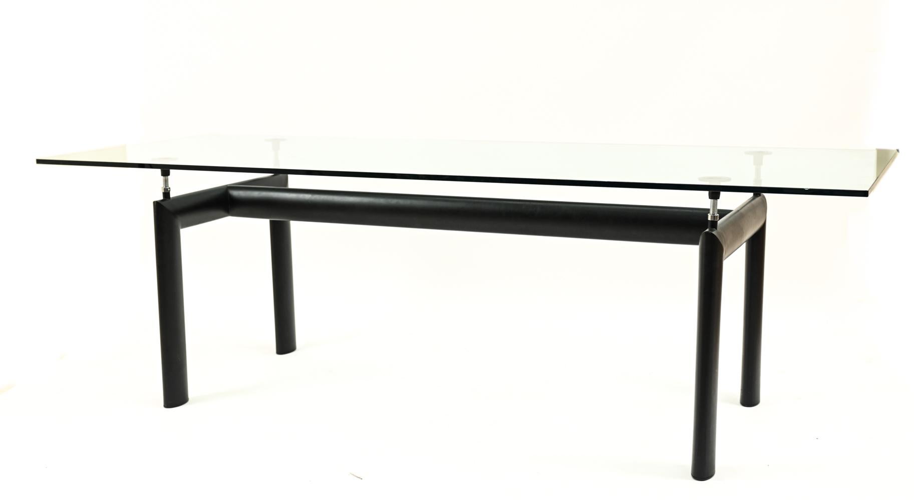 Steel Charlotte Perriand & Le Corbusier for Cassina LC6 Dining Table or Desk For Sale