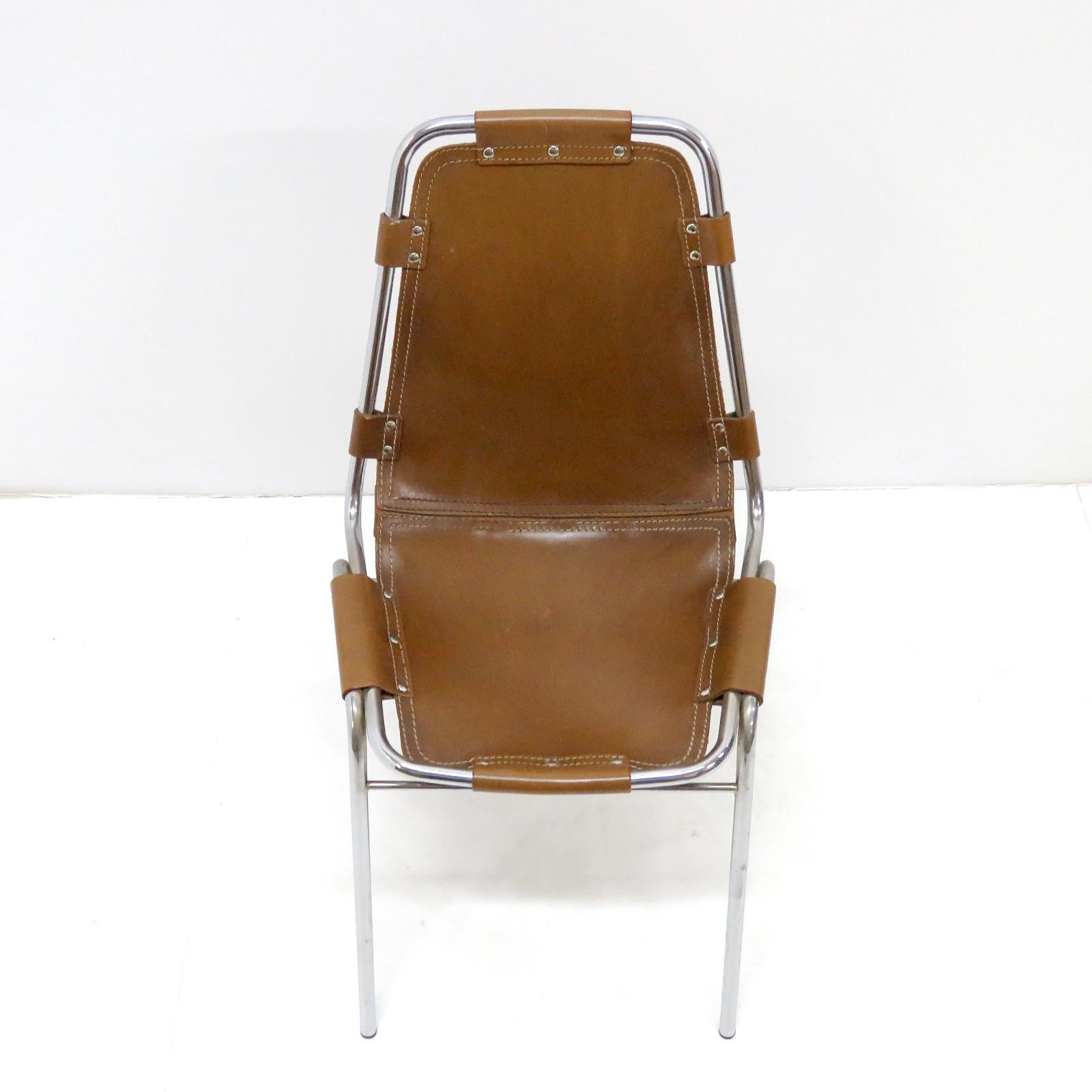 Mid-Century Modern “Les Arc” Chairs Selected by Charlotte Perriand
