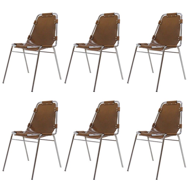 Charlotte Perriand Les Arcs chairs, 20th century, offered by Gallery L7