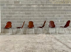 Charlotte Perriand "Les Arcs" Dining Chairs for Cassina, 1967, Set of 6