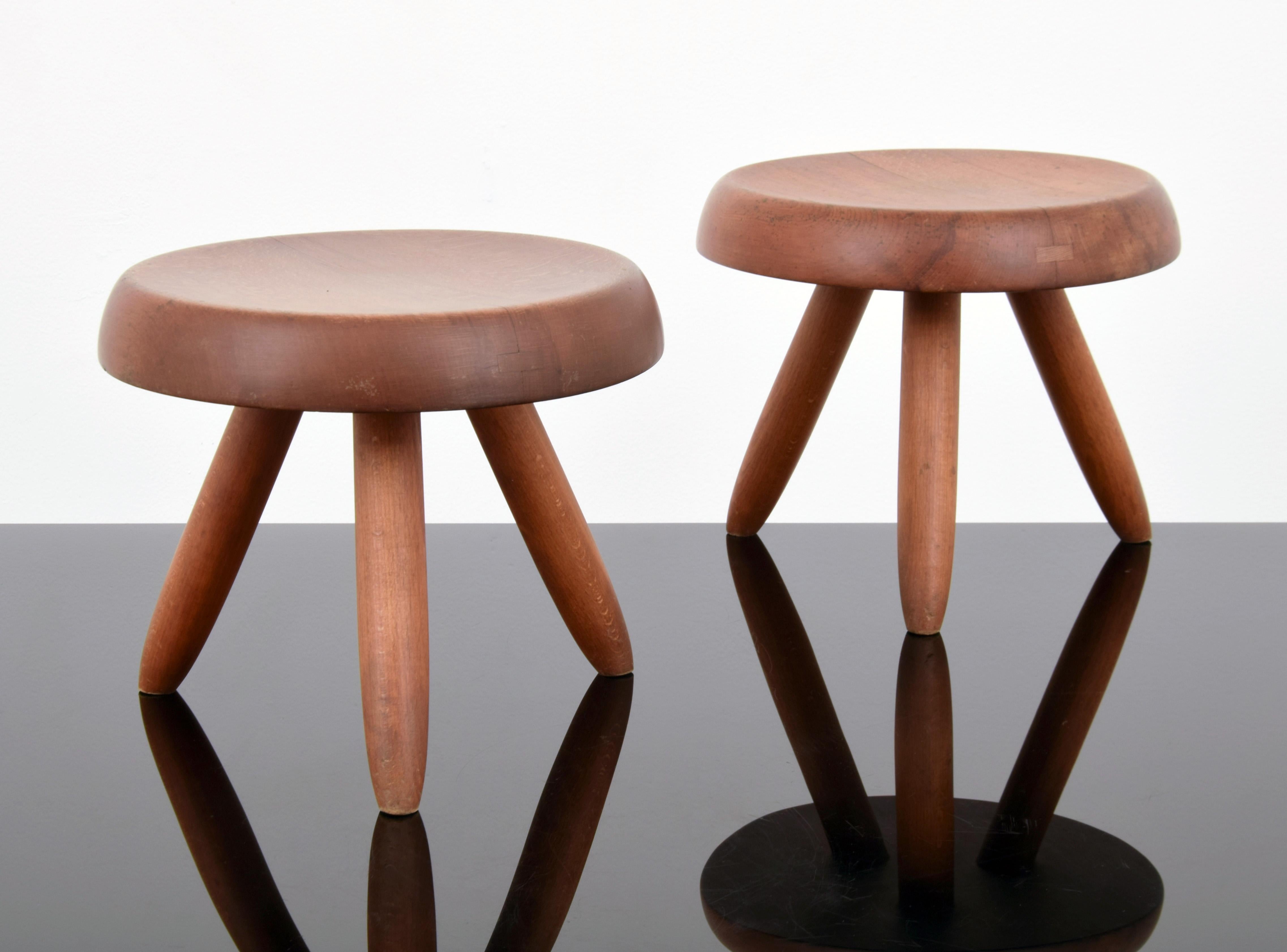20th Century Charlotte Perriand Low Stool For Sale