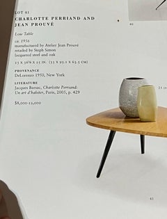 Vintage Charlotte Perriand Low Table with Provenance