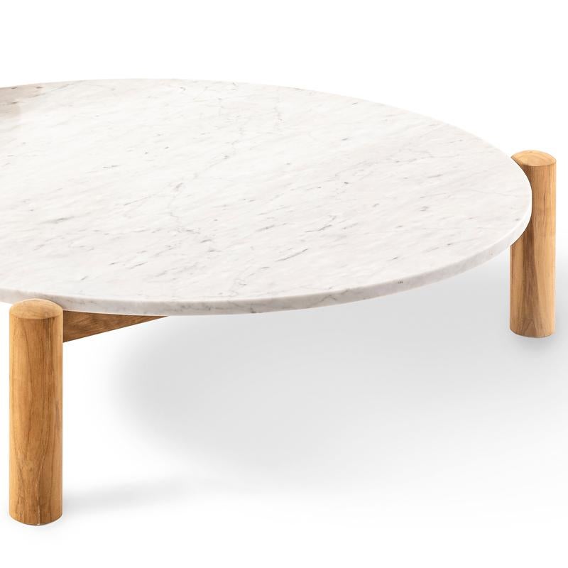 Mid-Century Modern Charlotte Perriand Marble Center Table à Plateau Interchangeable by Cassina For Sale