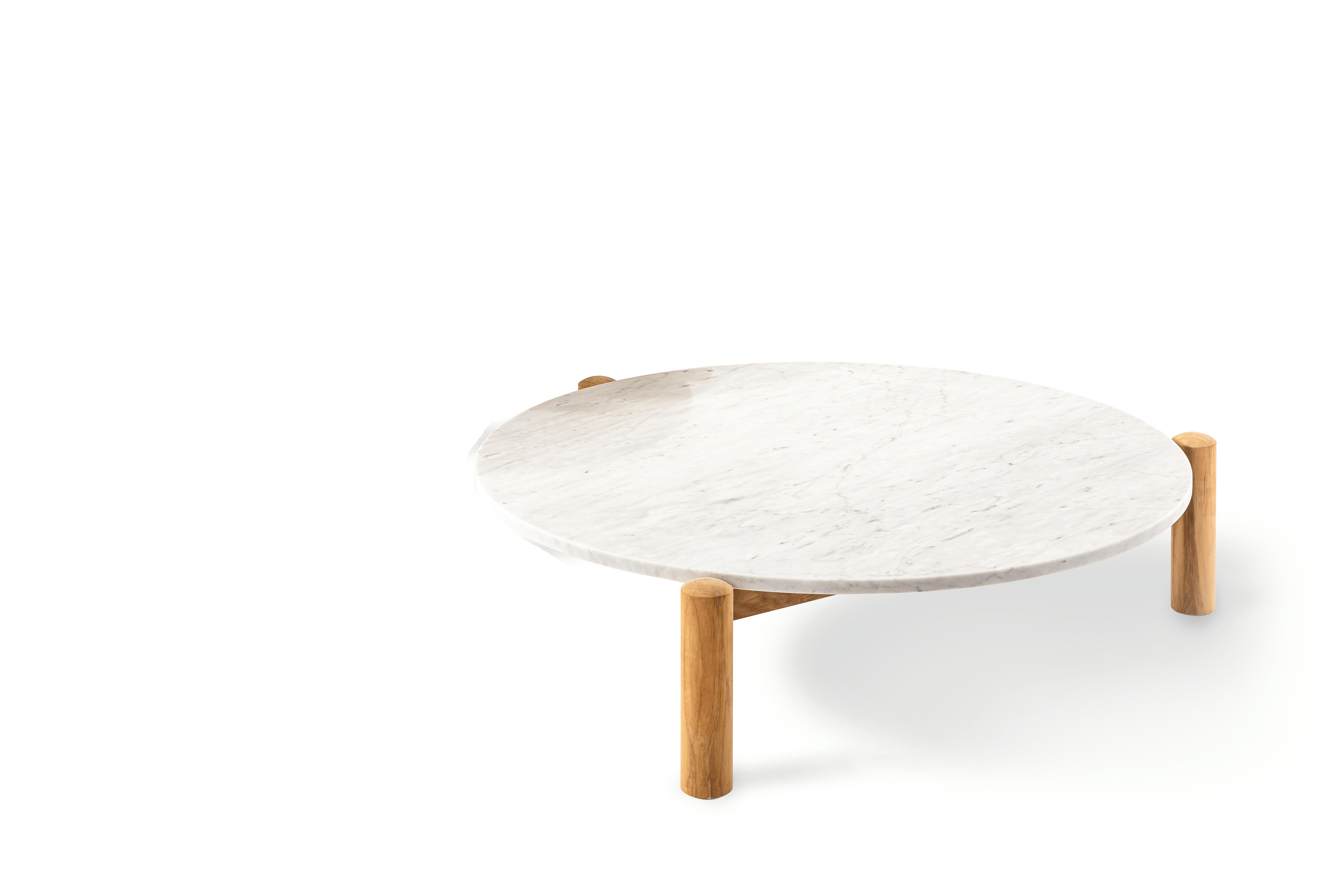 Contemporary Charlotte Perriand Marble Center Table à Plateau Interchangeable by Cassina