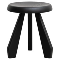 Charlotte Perriand Tabouret noir Meribel pour Cassina