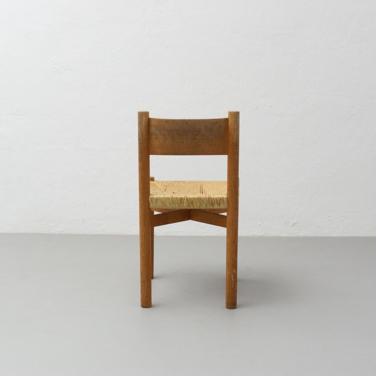 Mid-20th Century Charlotte Perriand Meribel Chair, circa 1950