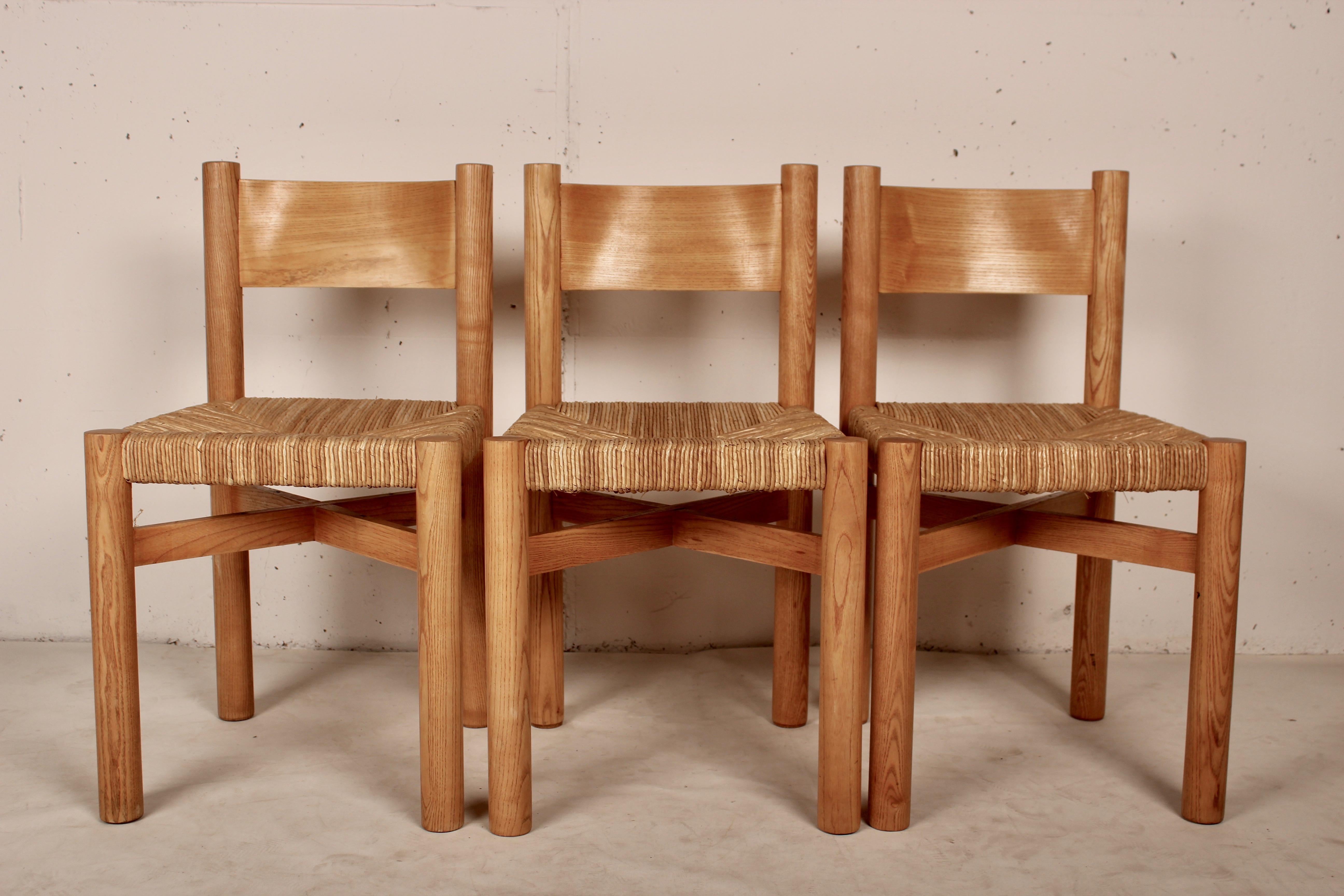 Charlotte Perriand Méribel Stuhl für Steph Simon, 1960 im Angebot 5