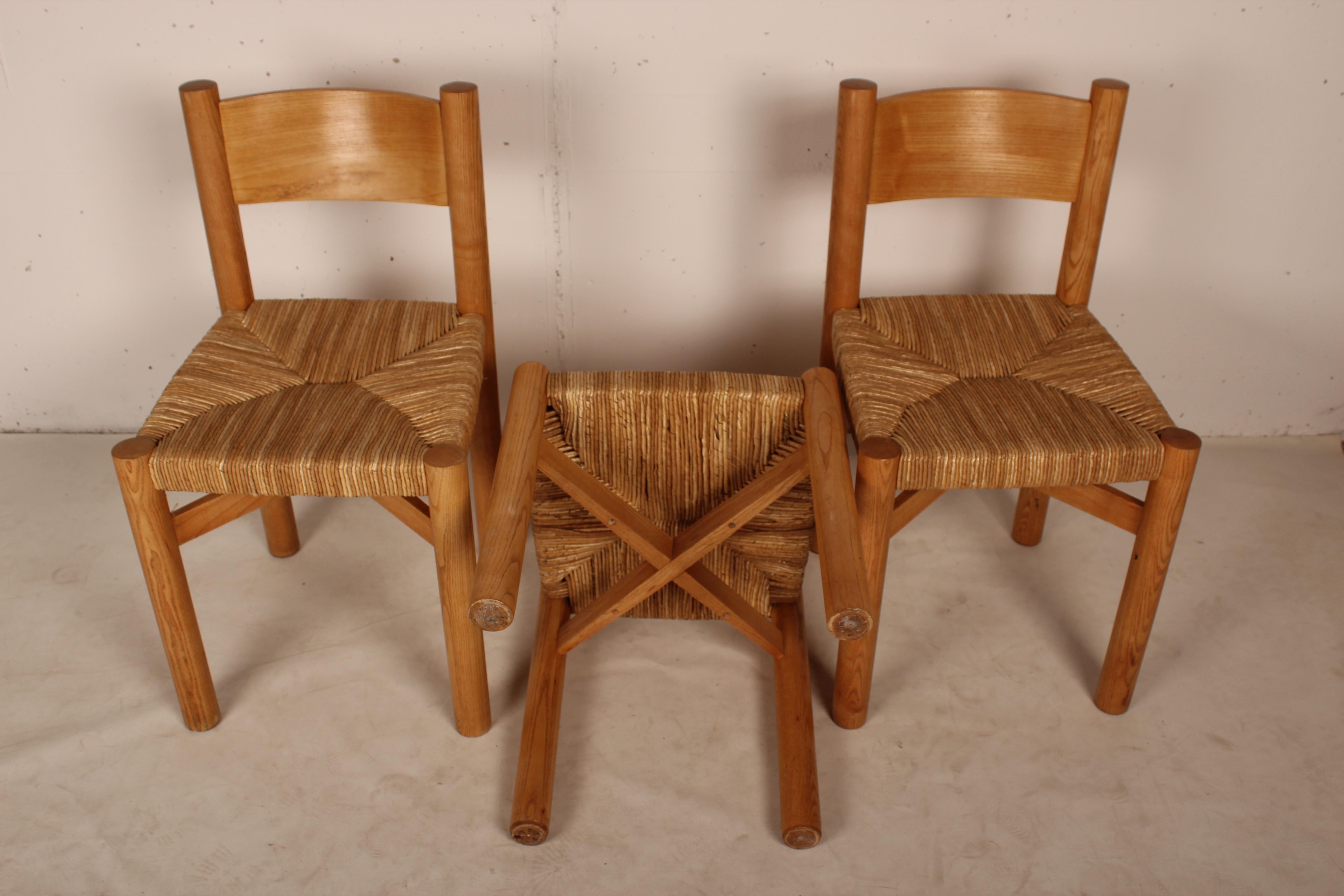 Charlotte Perriand Méribel Stuhl für Steph Simon, 1960 im Angebot 6