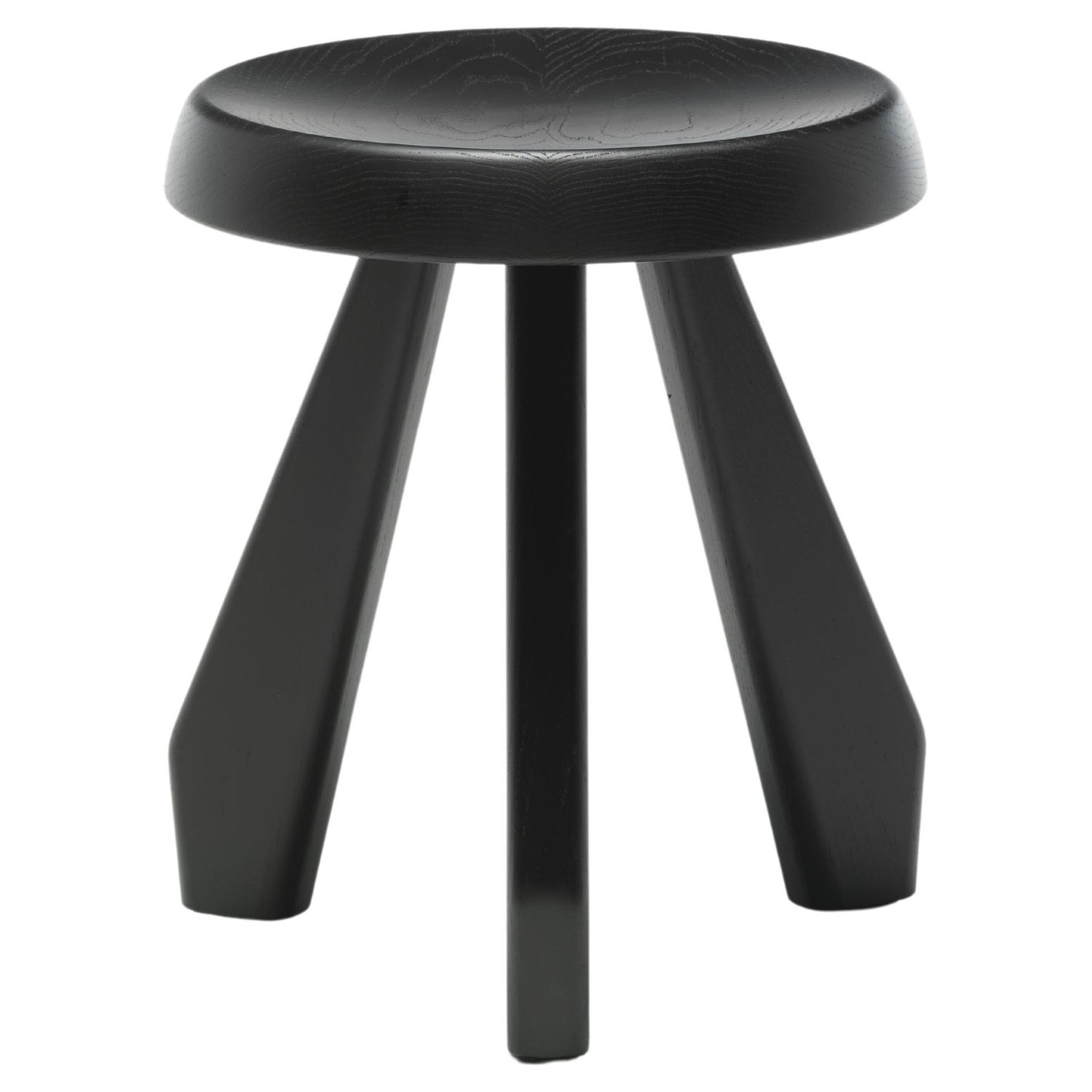 Charlotte Perriand Meribel Wood Stool by Cassina For Sale at 1stDibs