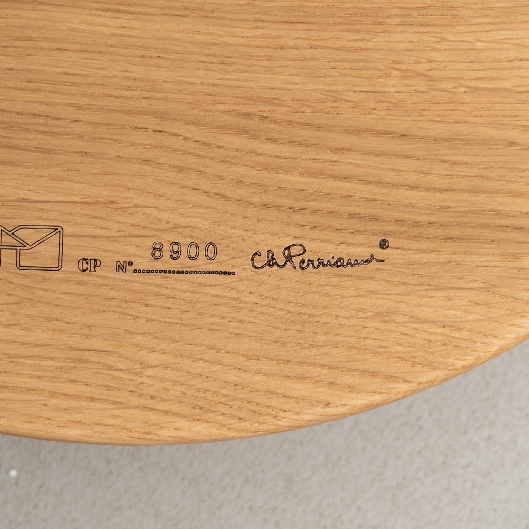 Charlotte Perriand Meribel Holzhocker für Cassina im Angebot 5