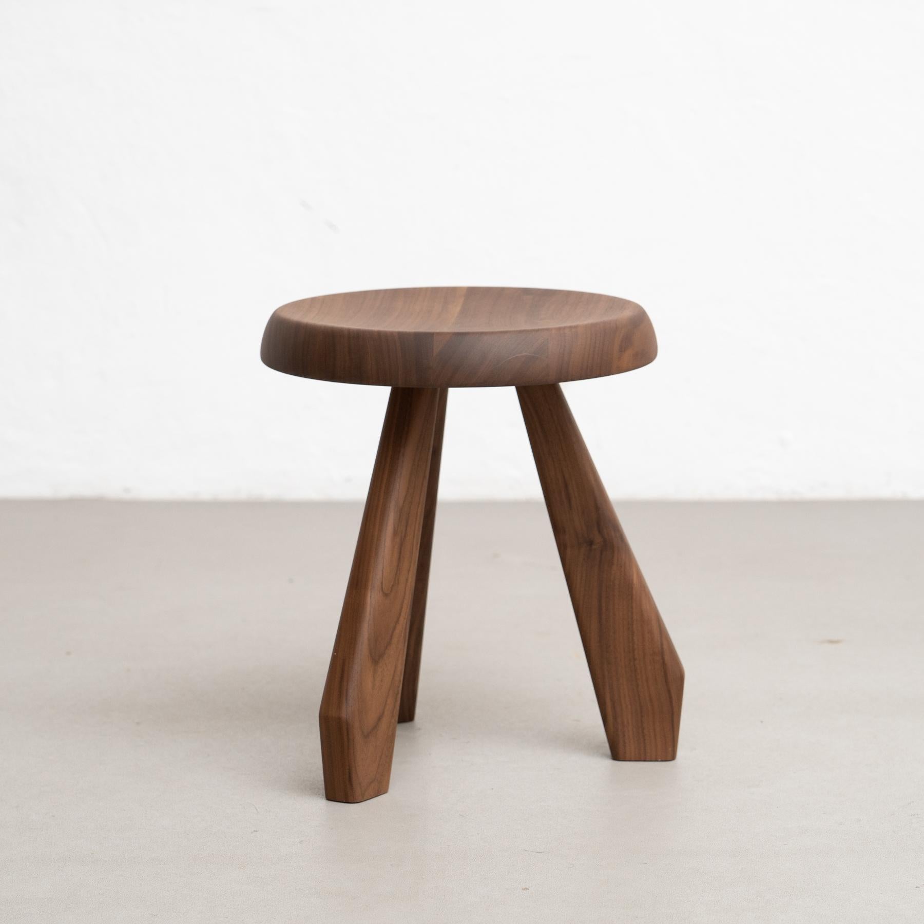 Charlotte Perriand Meribel Holzhocker für Cassina (Italienisch) im Angebot