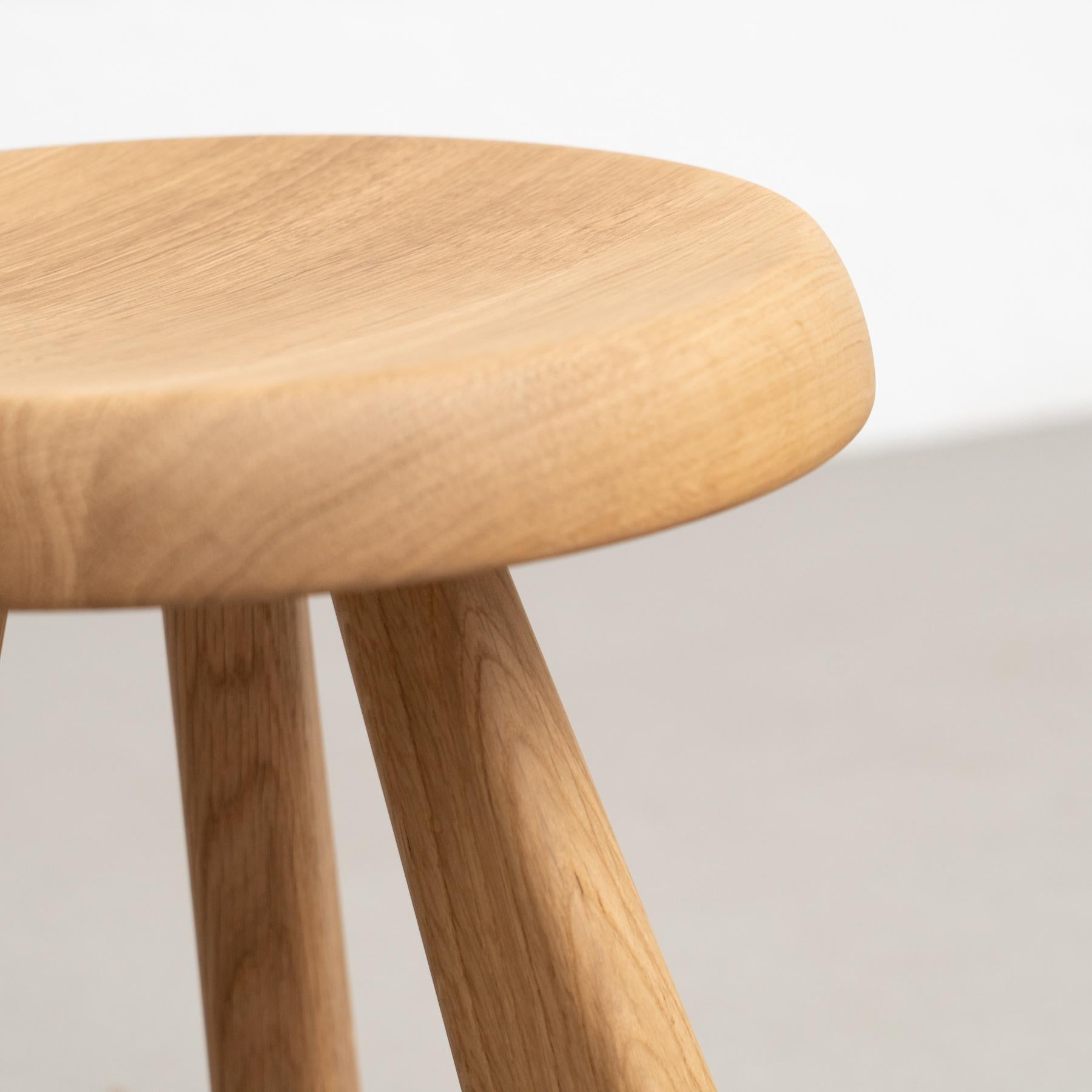 Charlotte Perriand Meribel Holzhocker für Cassina im Angebot 2