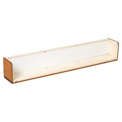Charlotte Perriand Metal and Wood Wall Shelf for Les Arcs, France, circa 1960