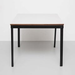 Charlotte Perriand Metal, Wood and Formica Bridge Table for Cansado, circa 1950