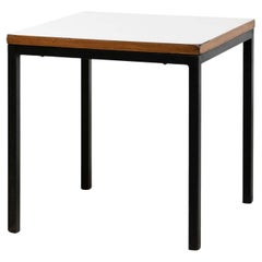 Vintage Charlotte Perriand Metal, Wood and Formica Table for Cansado, circa 1950