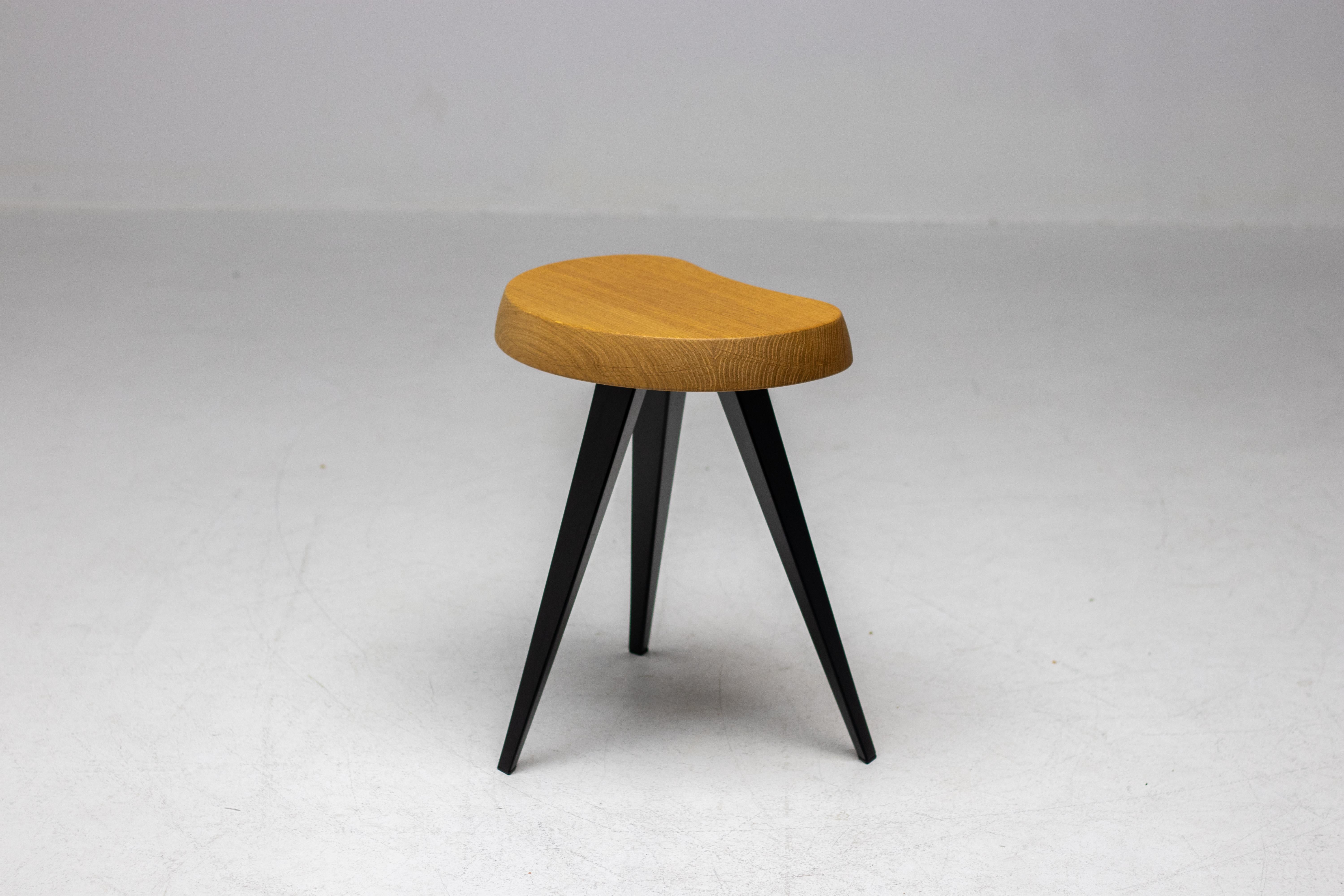 Mid-Century Modern Charlotte Perriand Mexique Stool For Sale