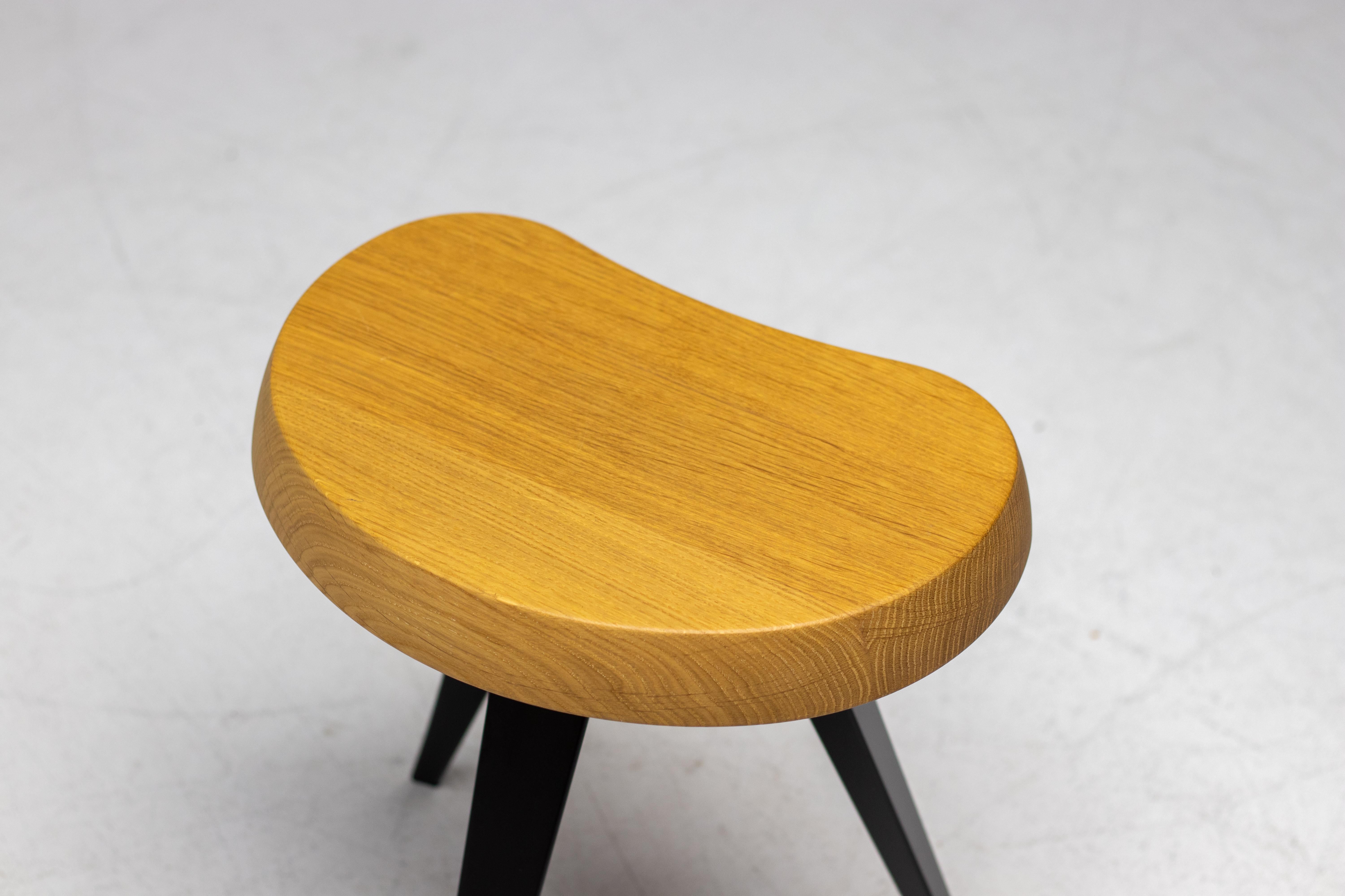 French Charlotte Perriand Mexique Stool For Sale