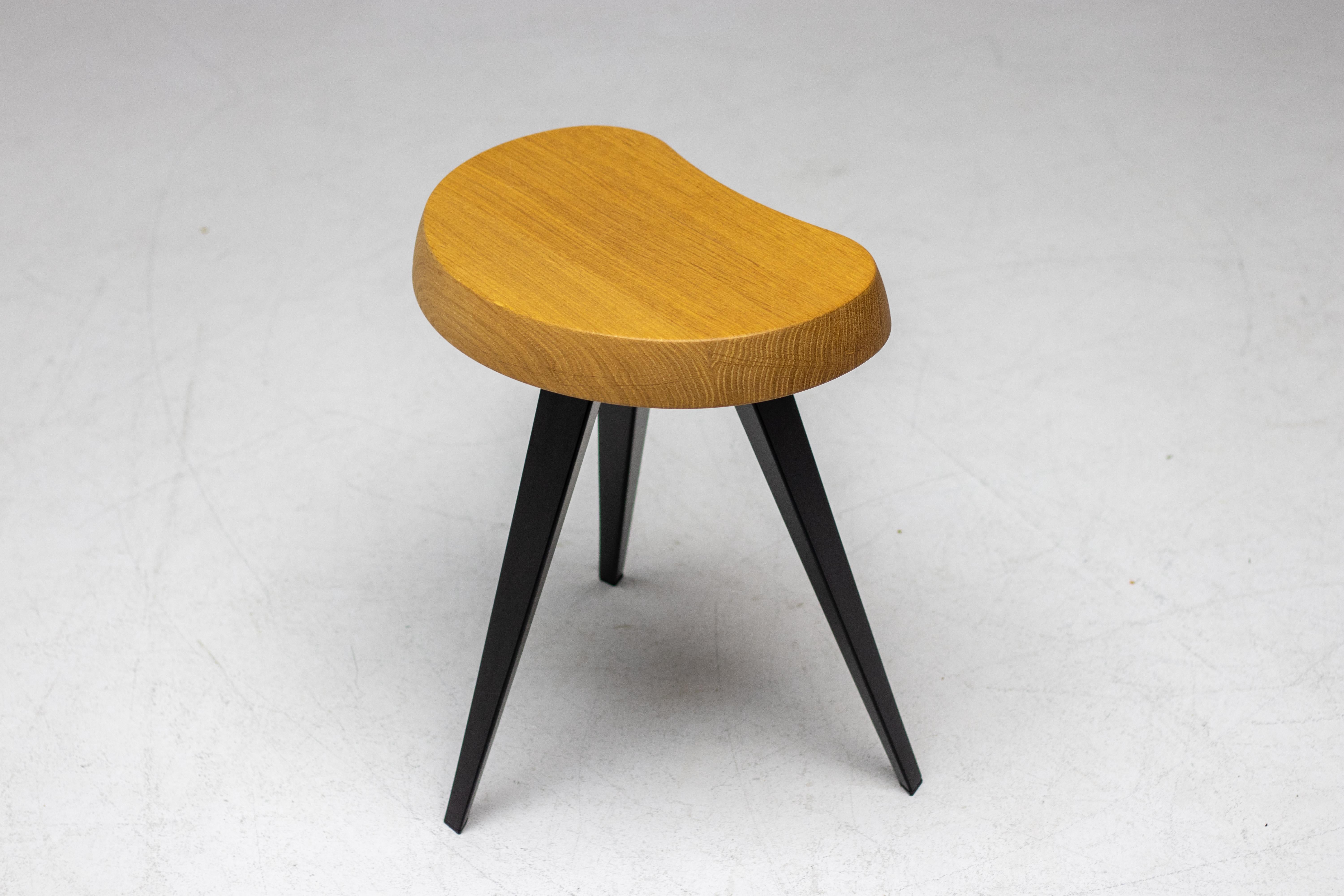Enameled Charlotte Perriand Mexique Stool For Sale