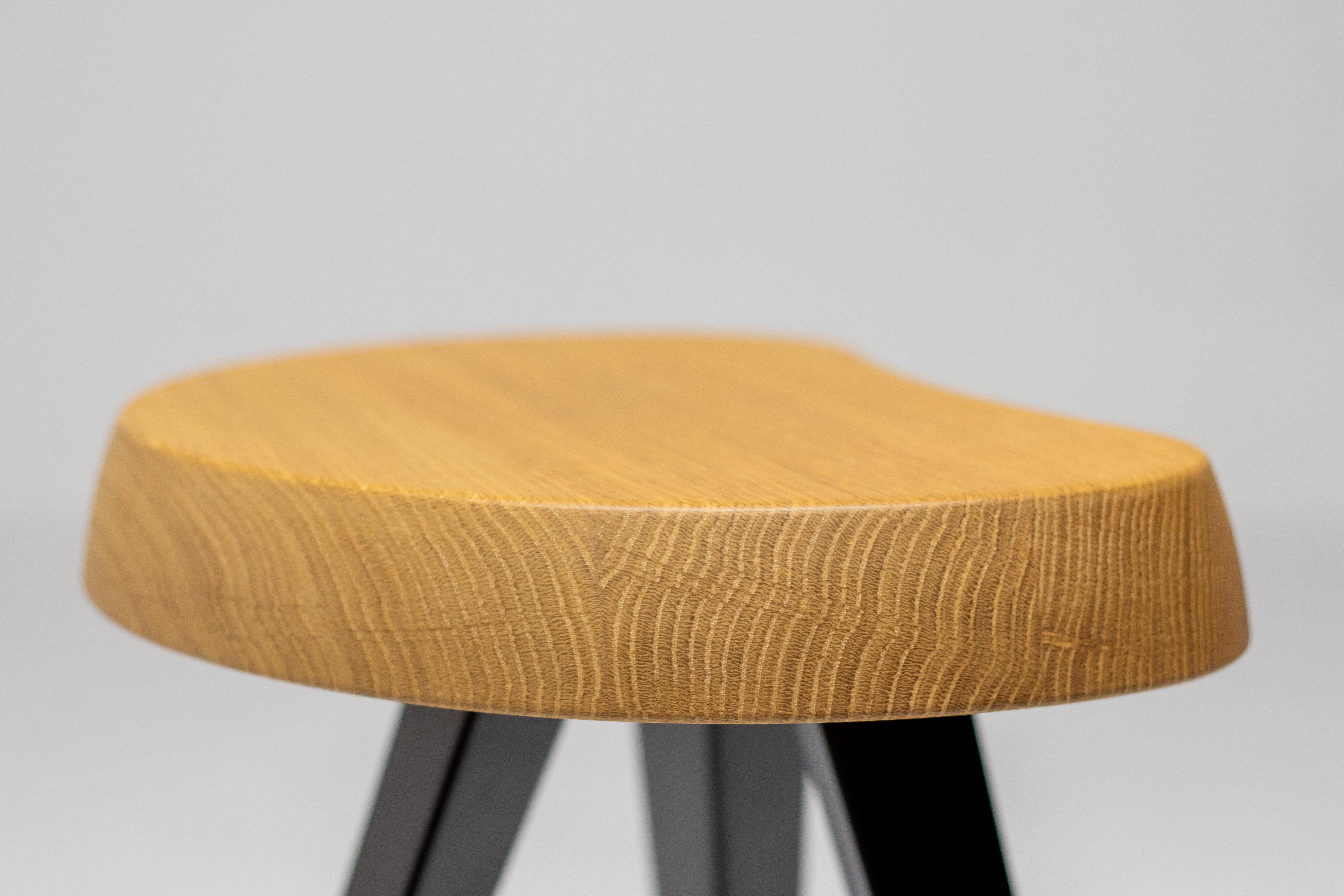 Contemporary Charlotte Perriand Mexique Stool For Sale