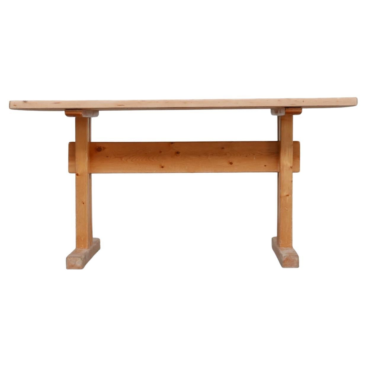 Charlotte Perriand Mid-Century French Les Arcs Dining Table