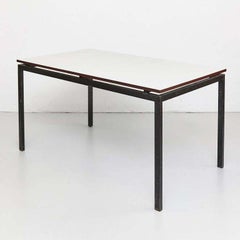 Charlotte Perriand Mid-Century Modern Black and Grey Cansado Table, circa 1950