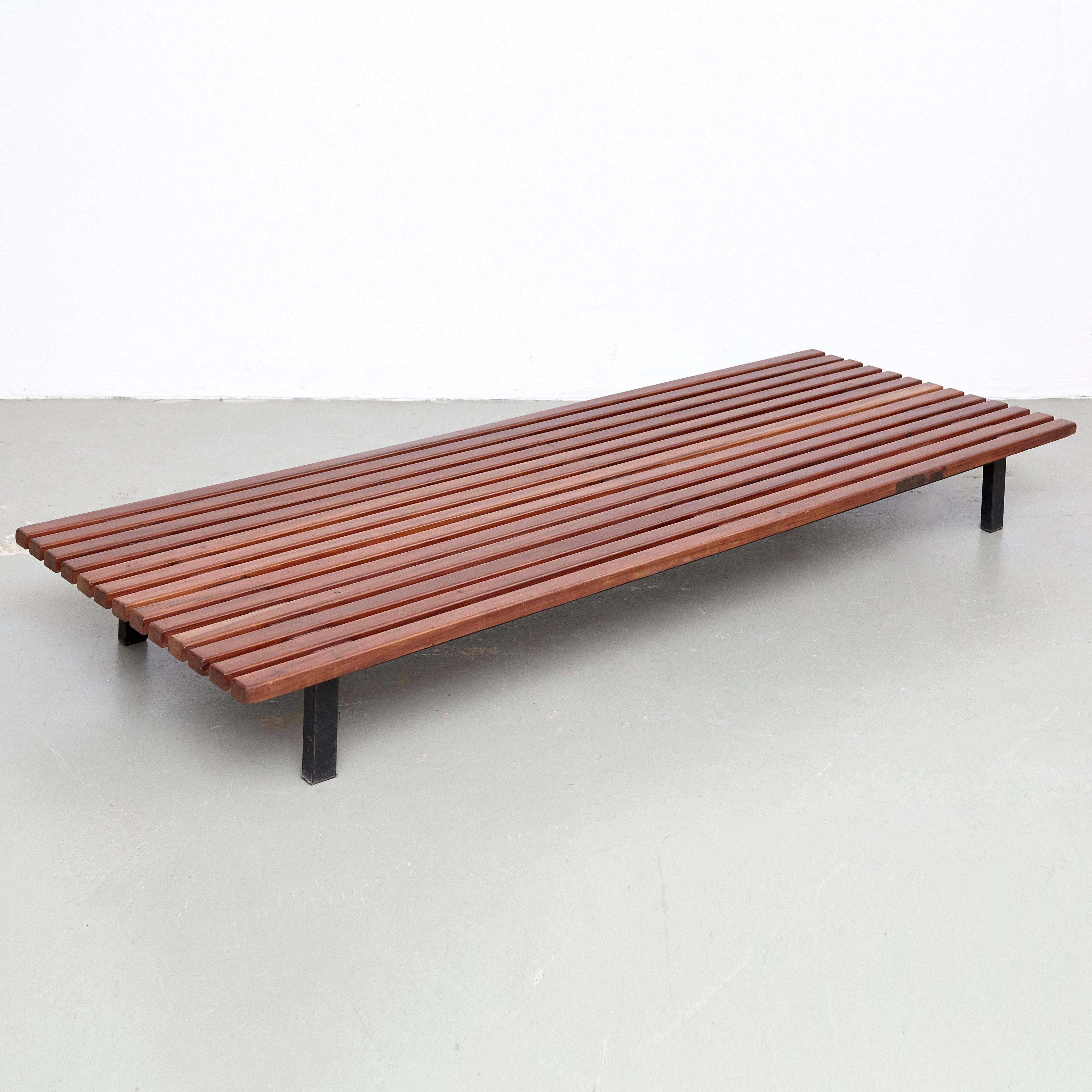 French Charlotte Perriand Mid-Century Modern Cansado Bench, circa 1950