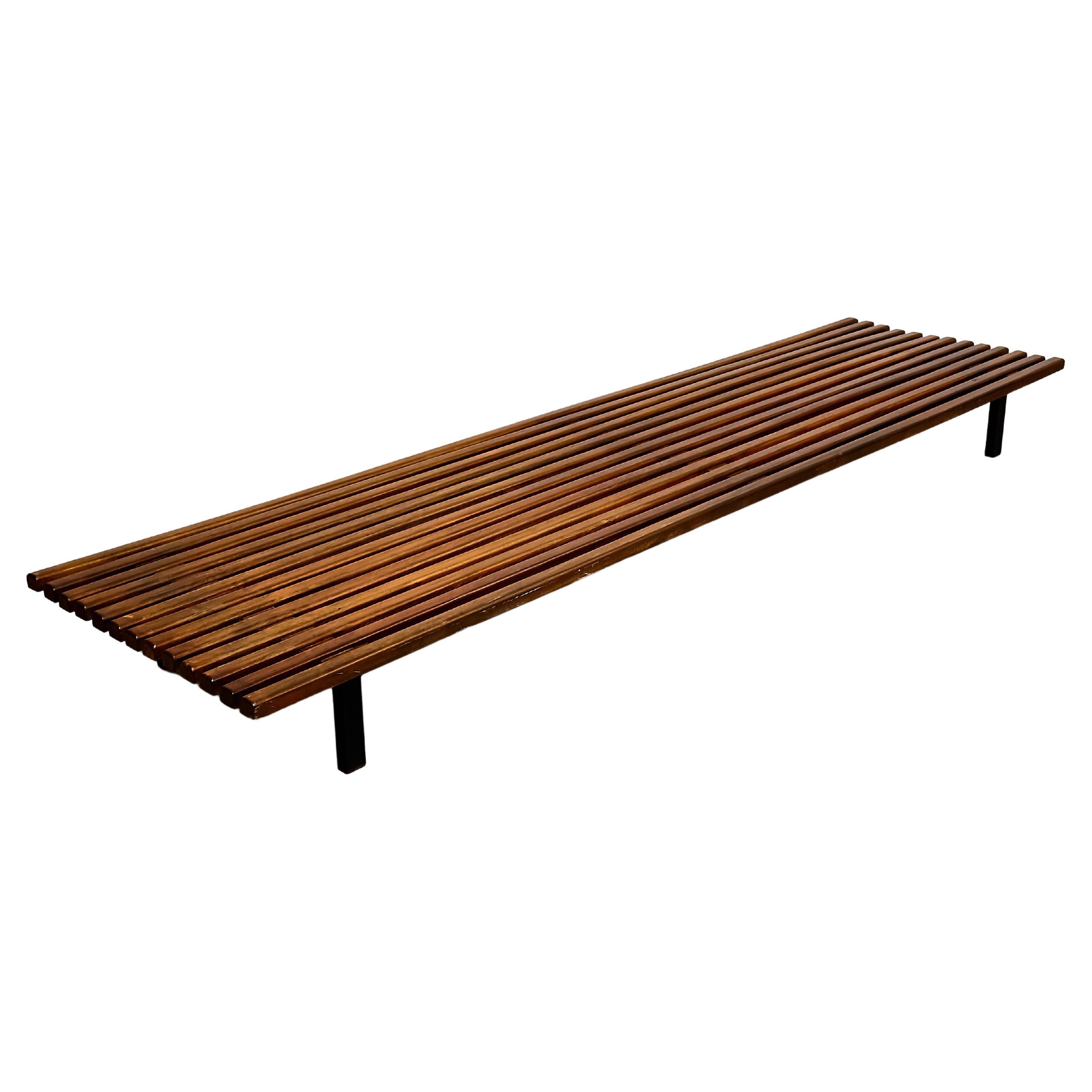 Charlotte Perriand Mid-Century Modern Cansado Bench, circa 1950 For Sale